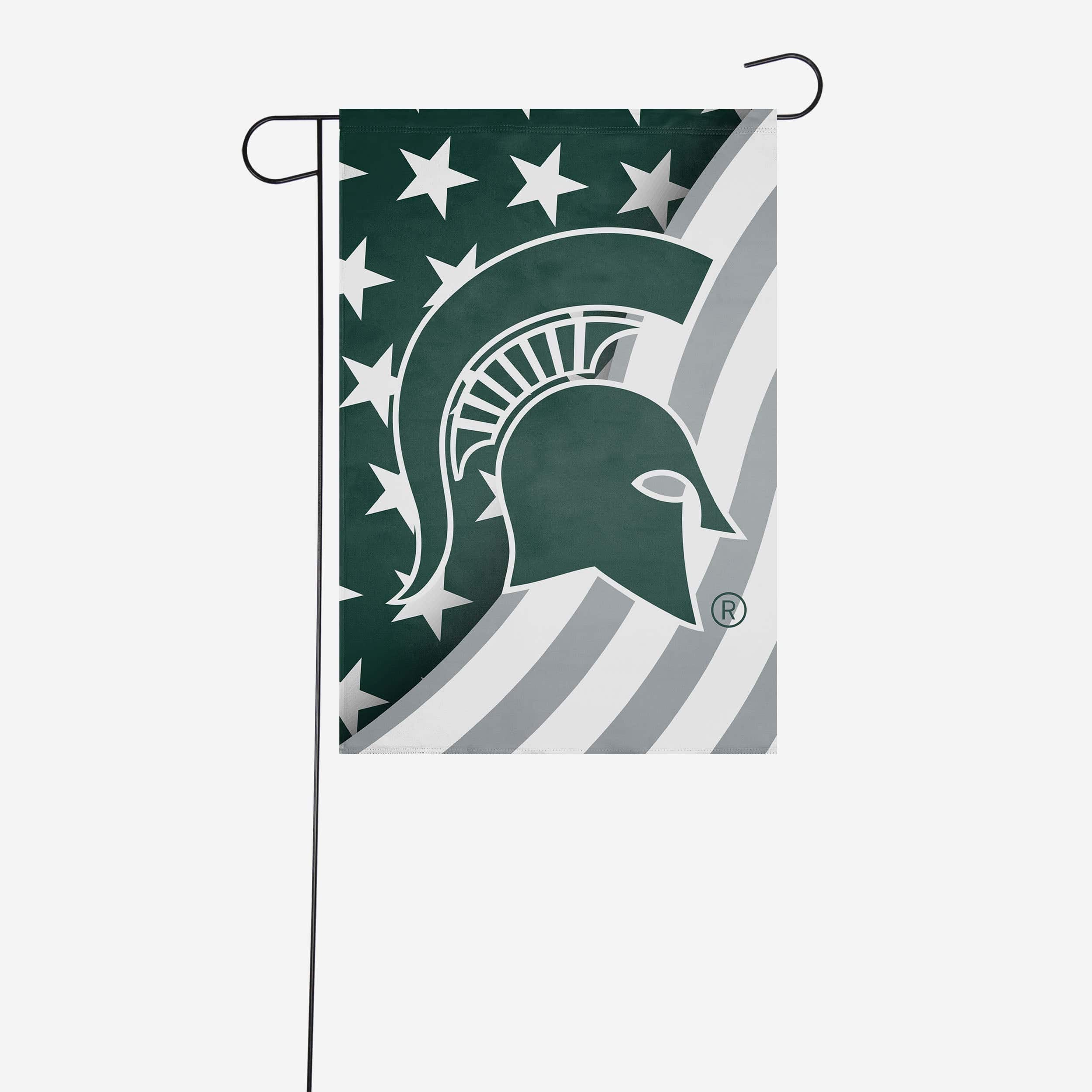 Michigan State Spartans Americana Garden Flag
