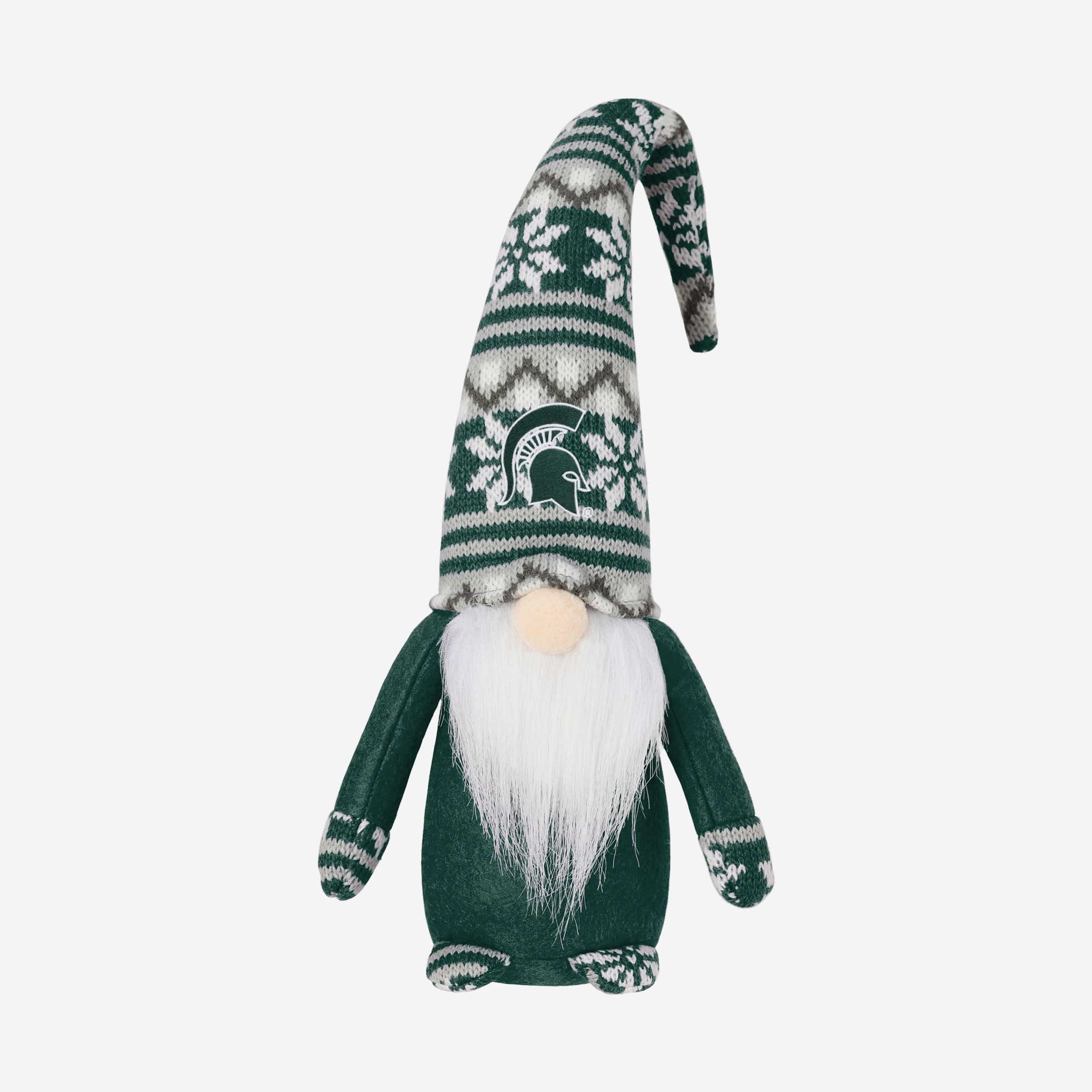 Michigan State Spartans Bent Hat Plush Gnome