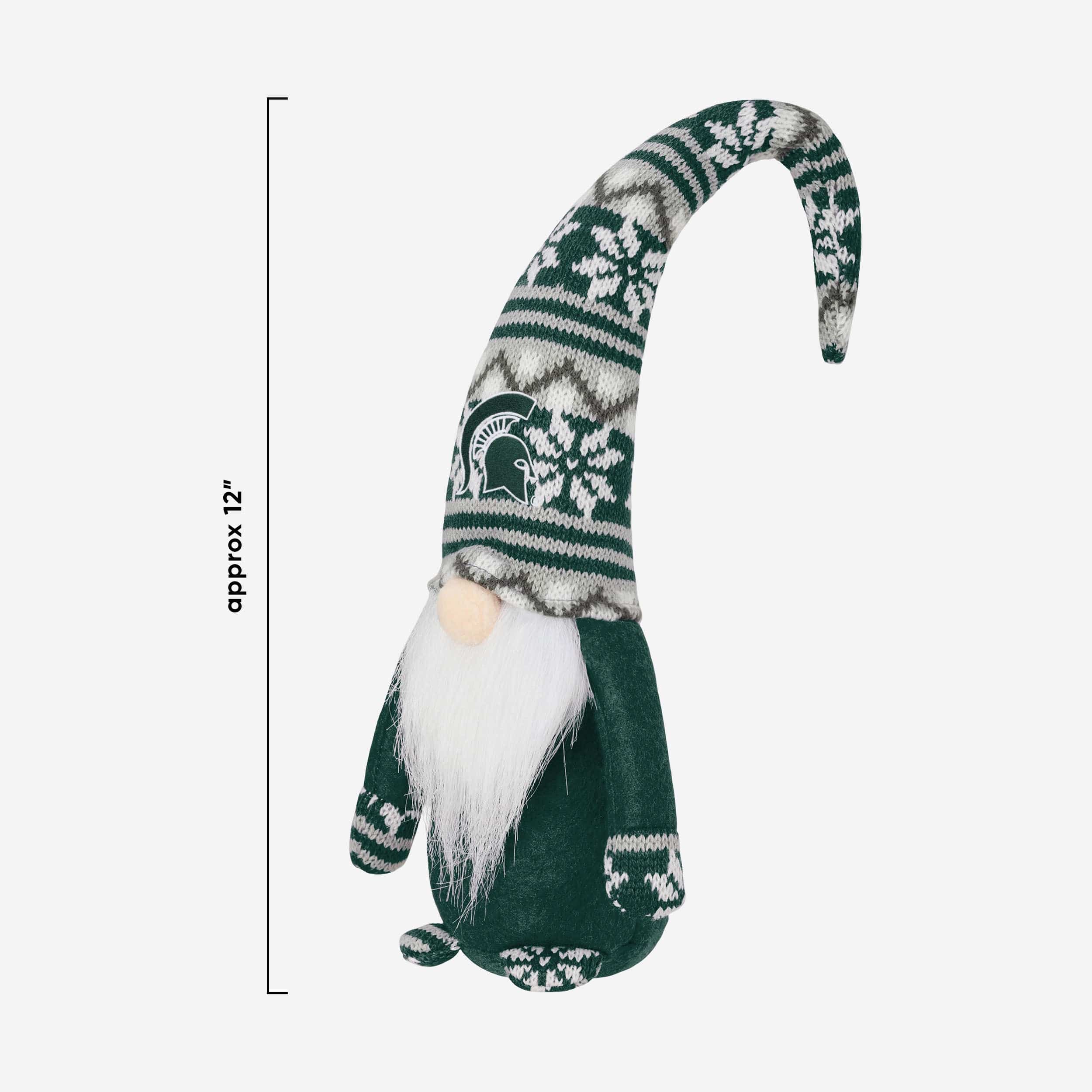 Michigan State Spartans Bent Hat Plush Gnome - Image 3
