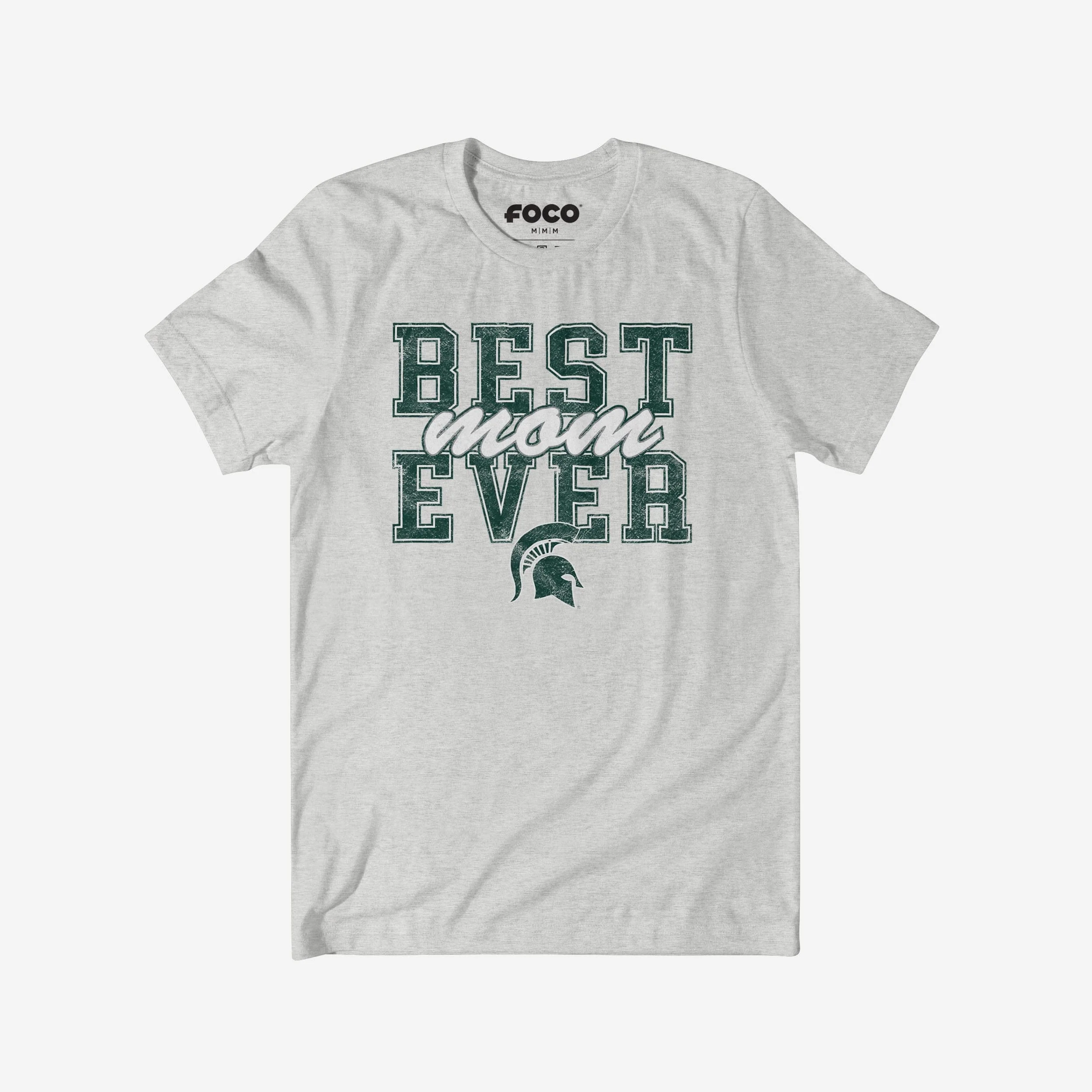 Michigan State Spartans Best Mom Ever Stacked T-Shirt