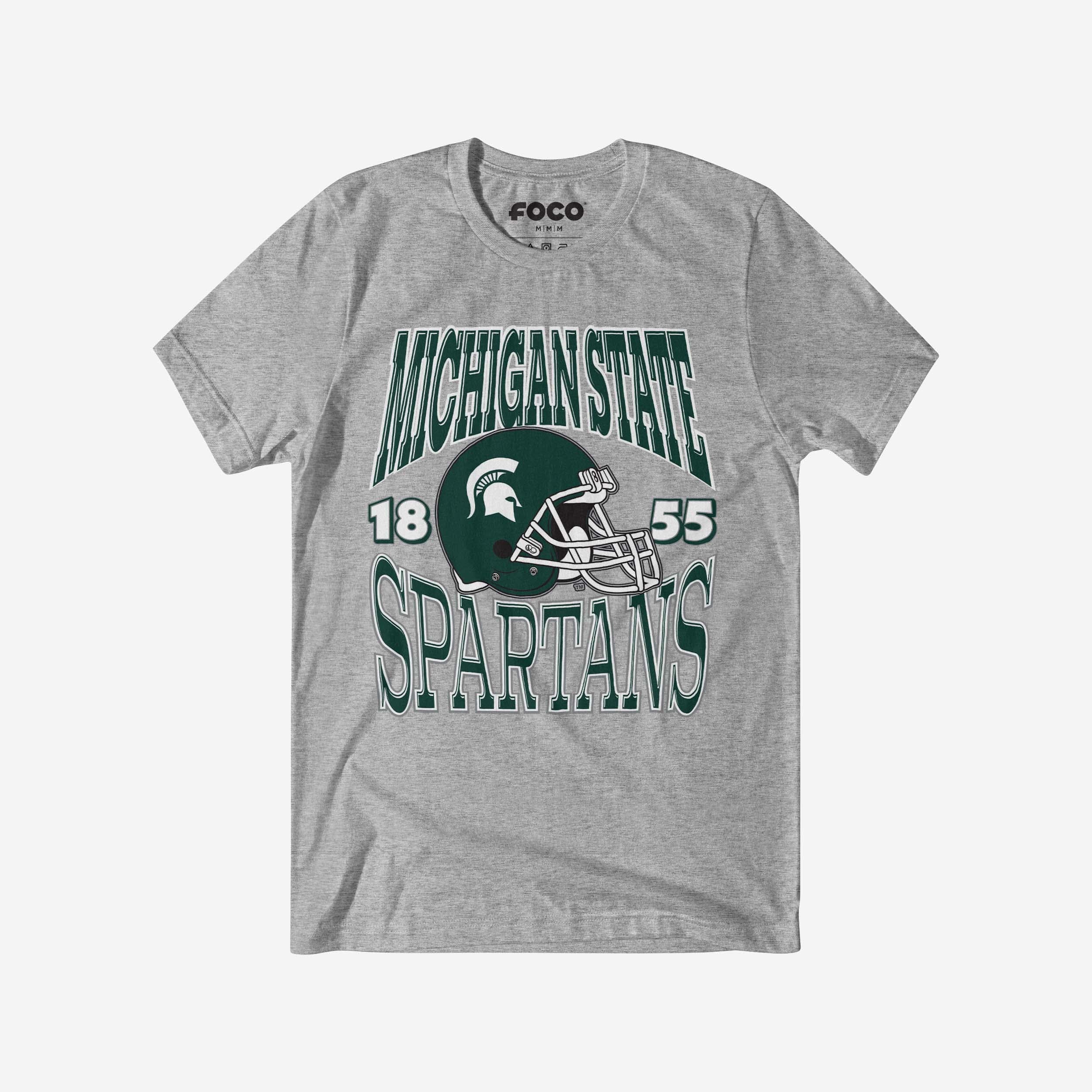 Michigan State Spartans Classic Team Helmet T-Shirt