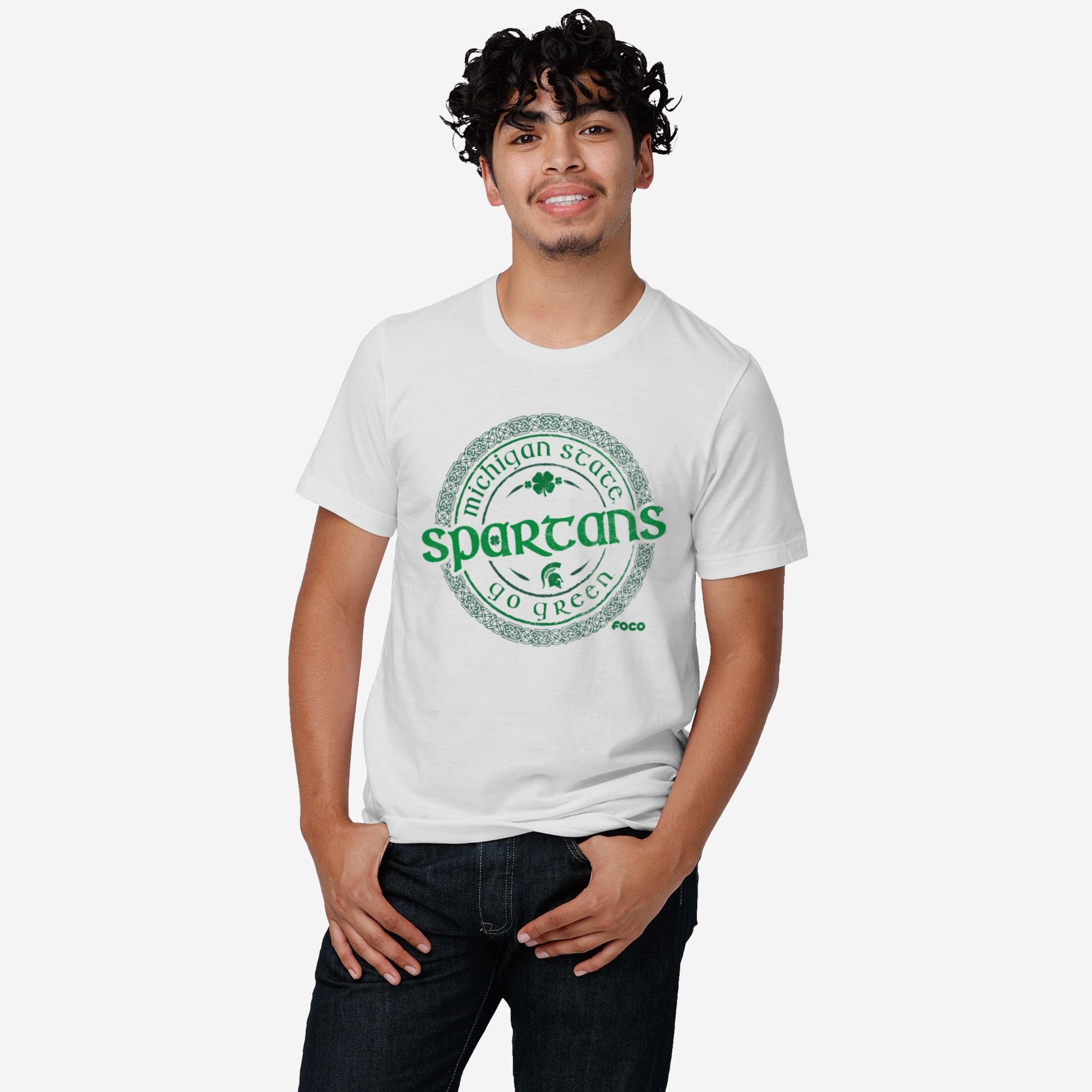 Michigan State Spartans Clover Crest T-Shirt - Image 2