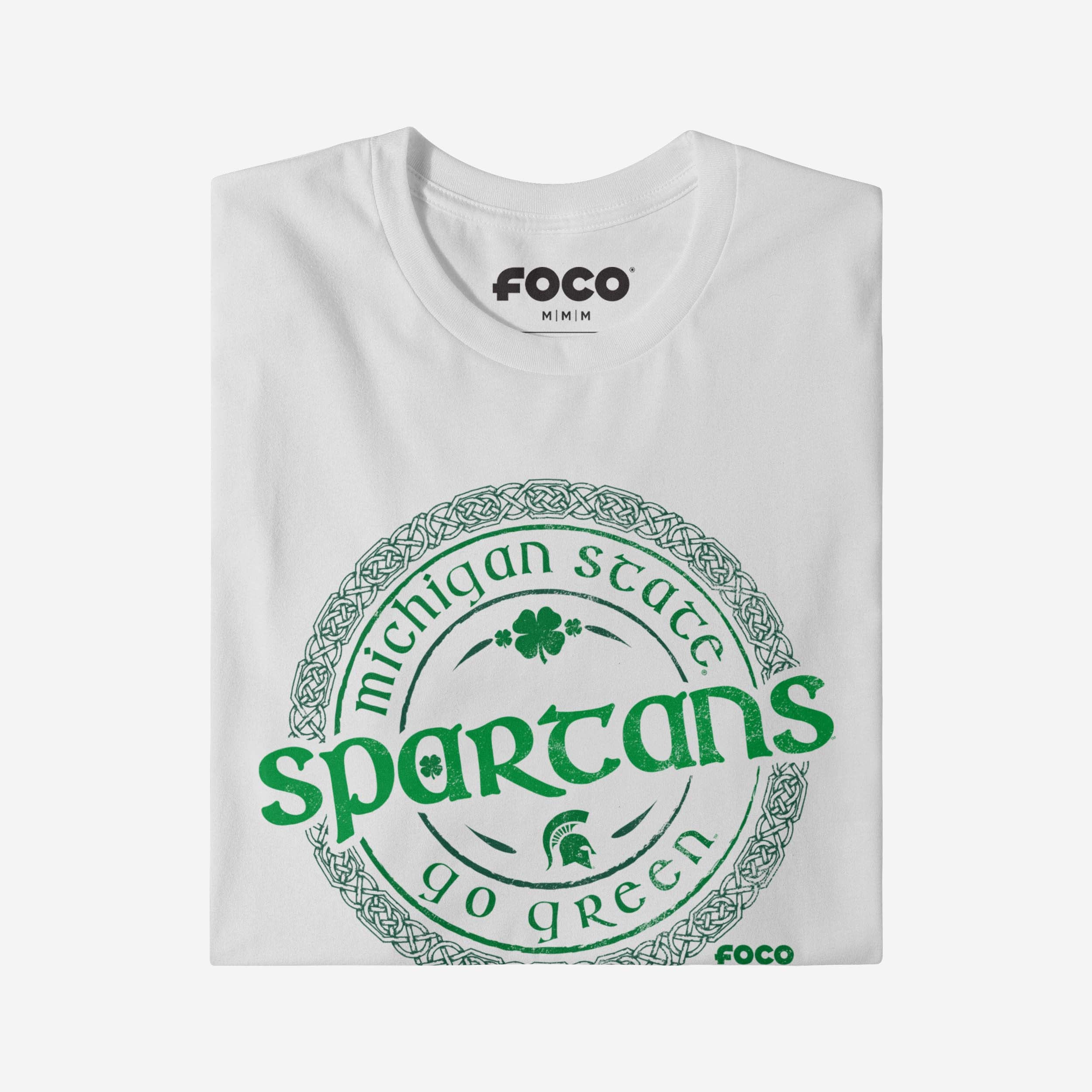 Michigan State Spartans Clover Crest T-Shirt - Image 4