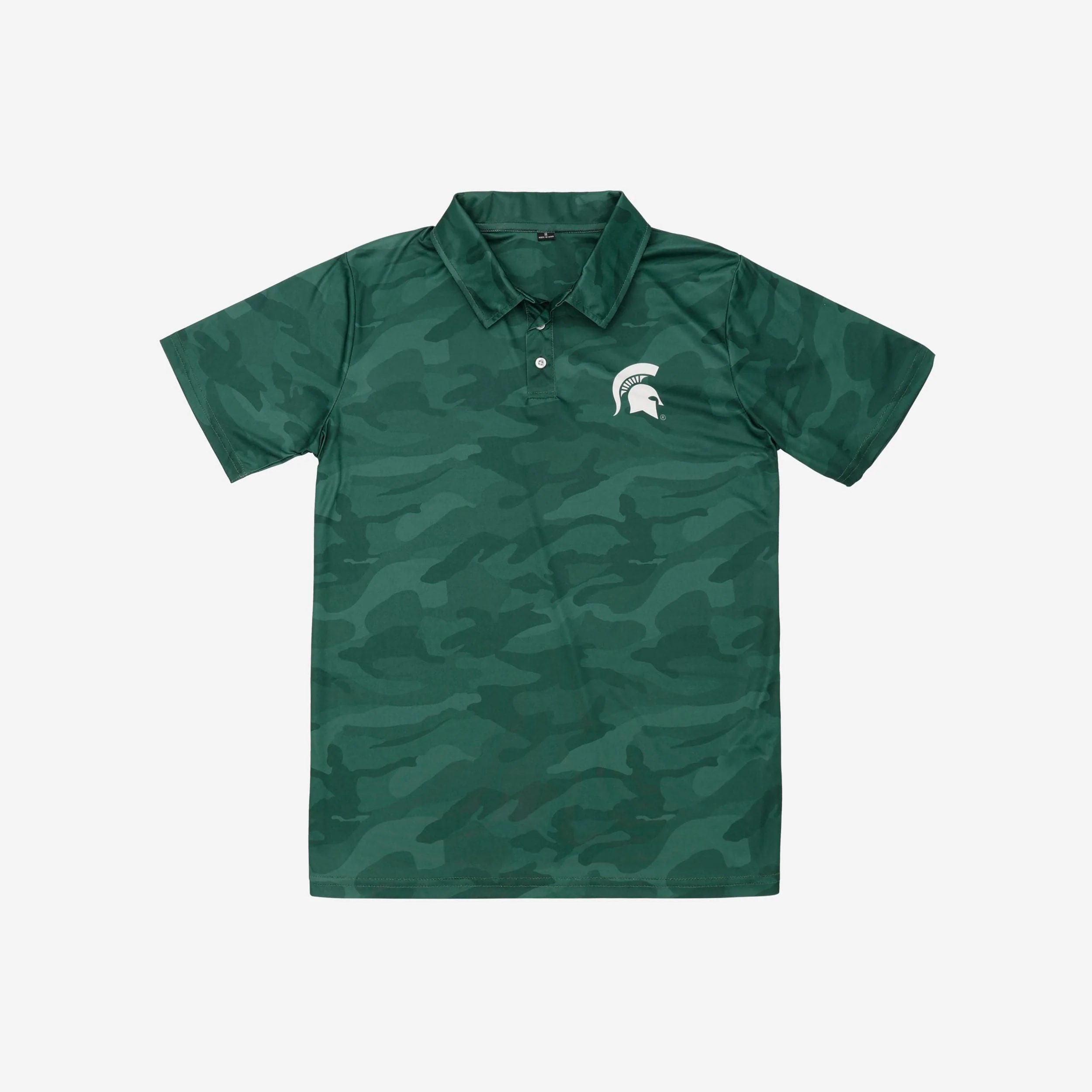 Michigan State Spartans Color Camo Polyester Polo - Image 4
