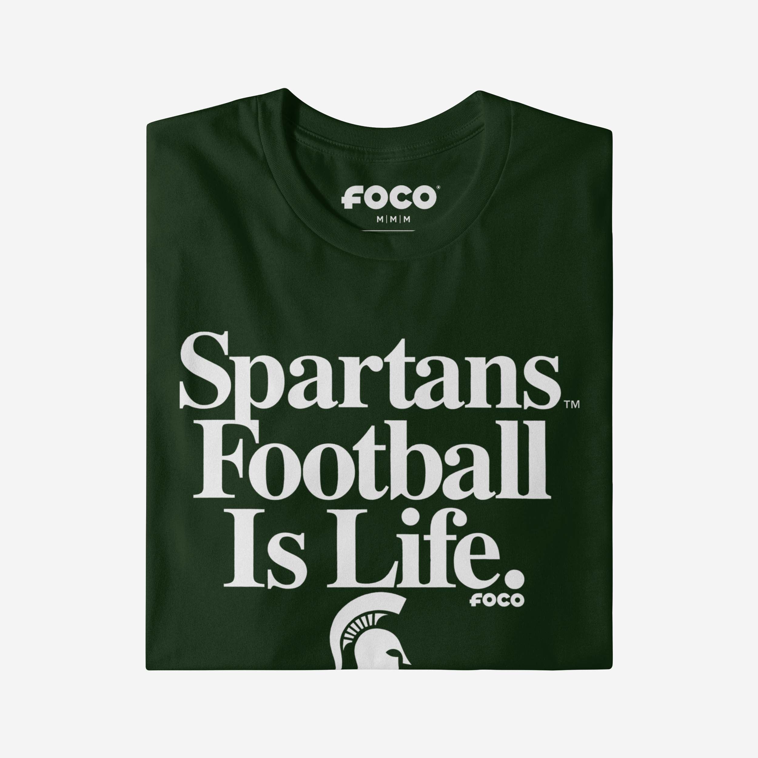 Michigan State Spartans Football is Life T-Shirt - Image 4