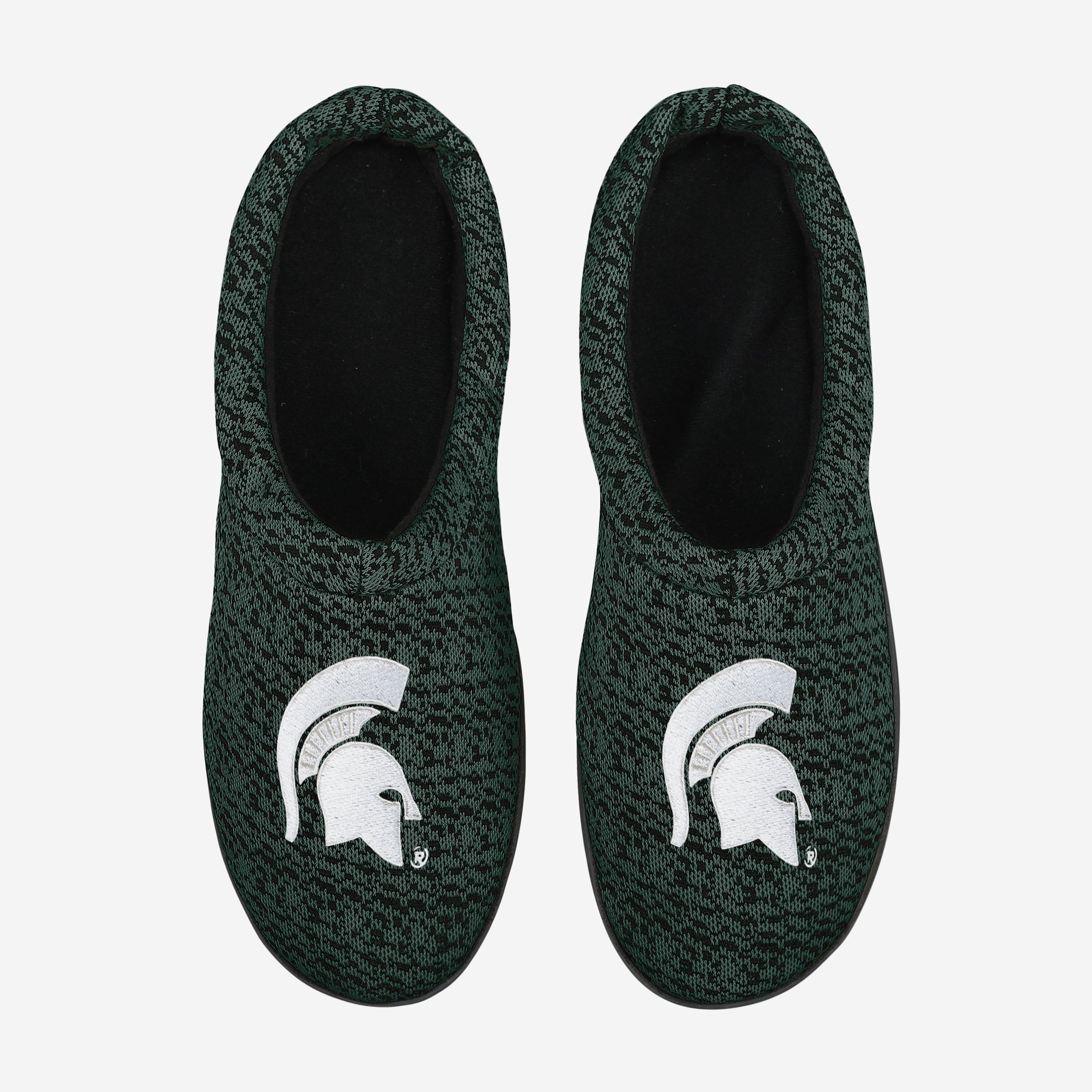 Michigan State Spartans Poly Knit Cup Sole Slippers - Image 4