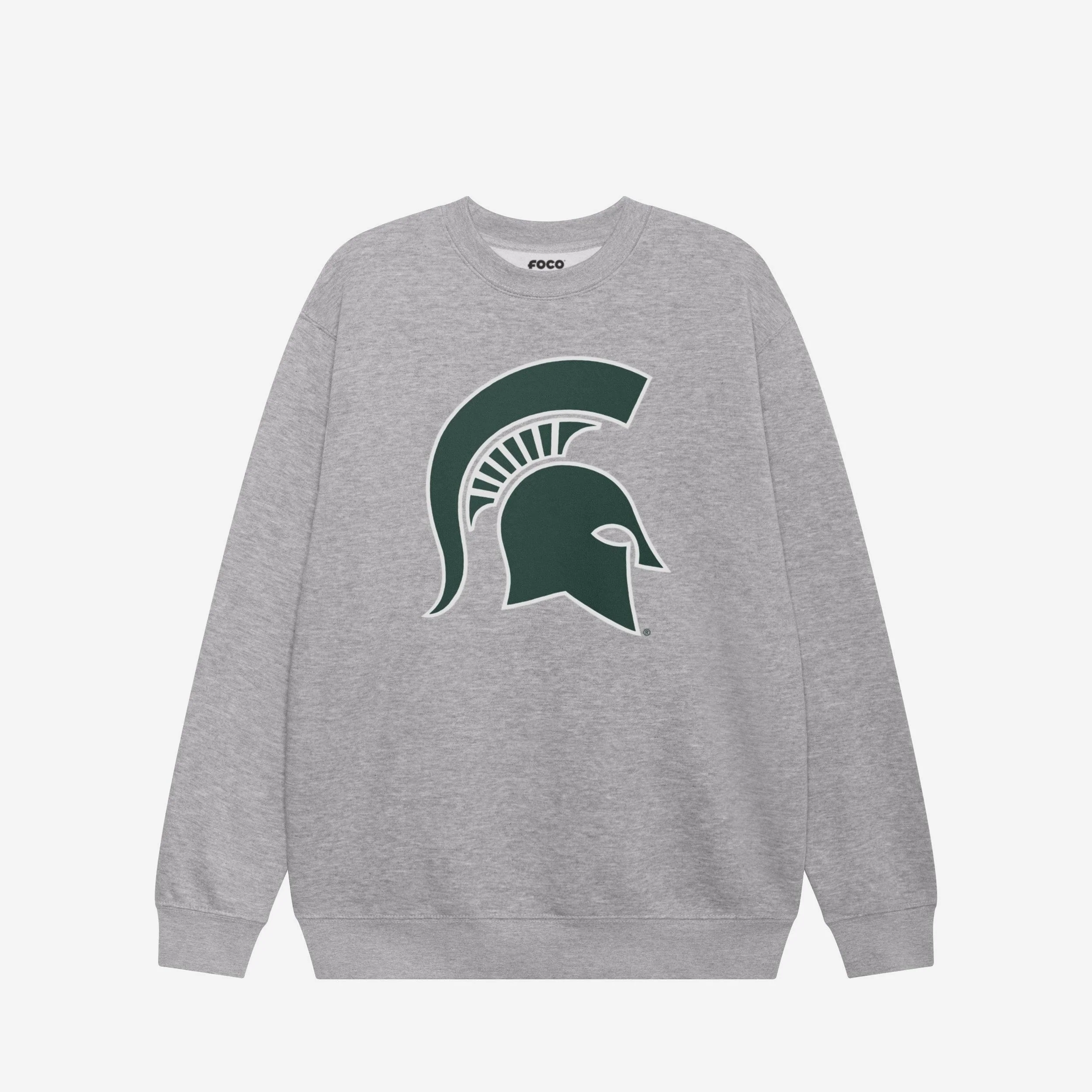 Michigan State Spartans Primary Logo Crew Neck Sweatshirt