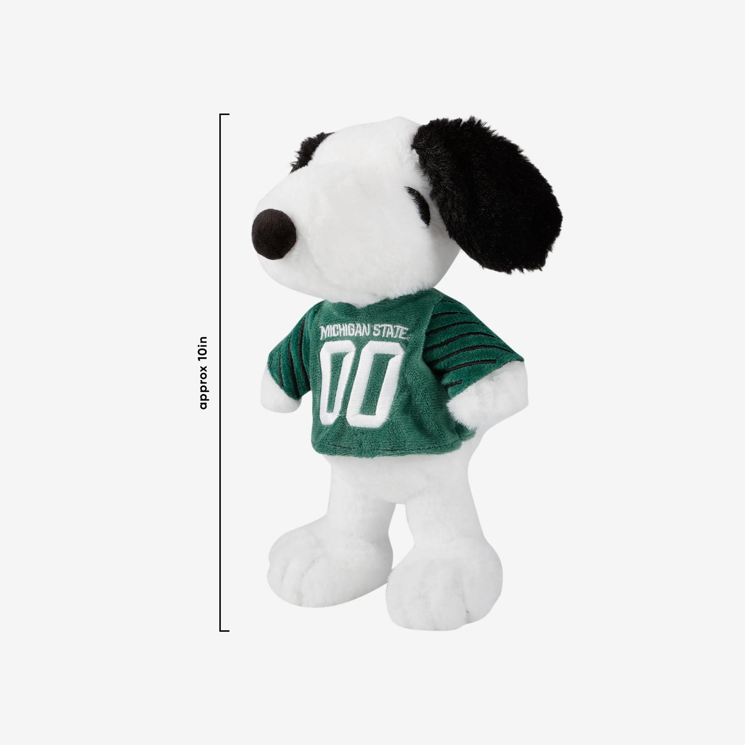 Michigan State Spartans Snoopy Peanuts Team Jersey Plush - Image 2
