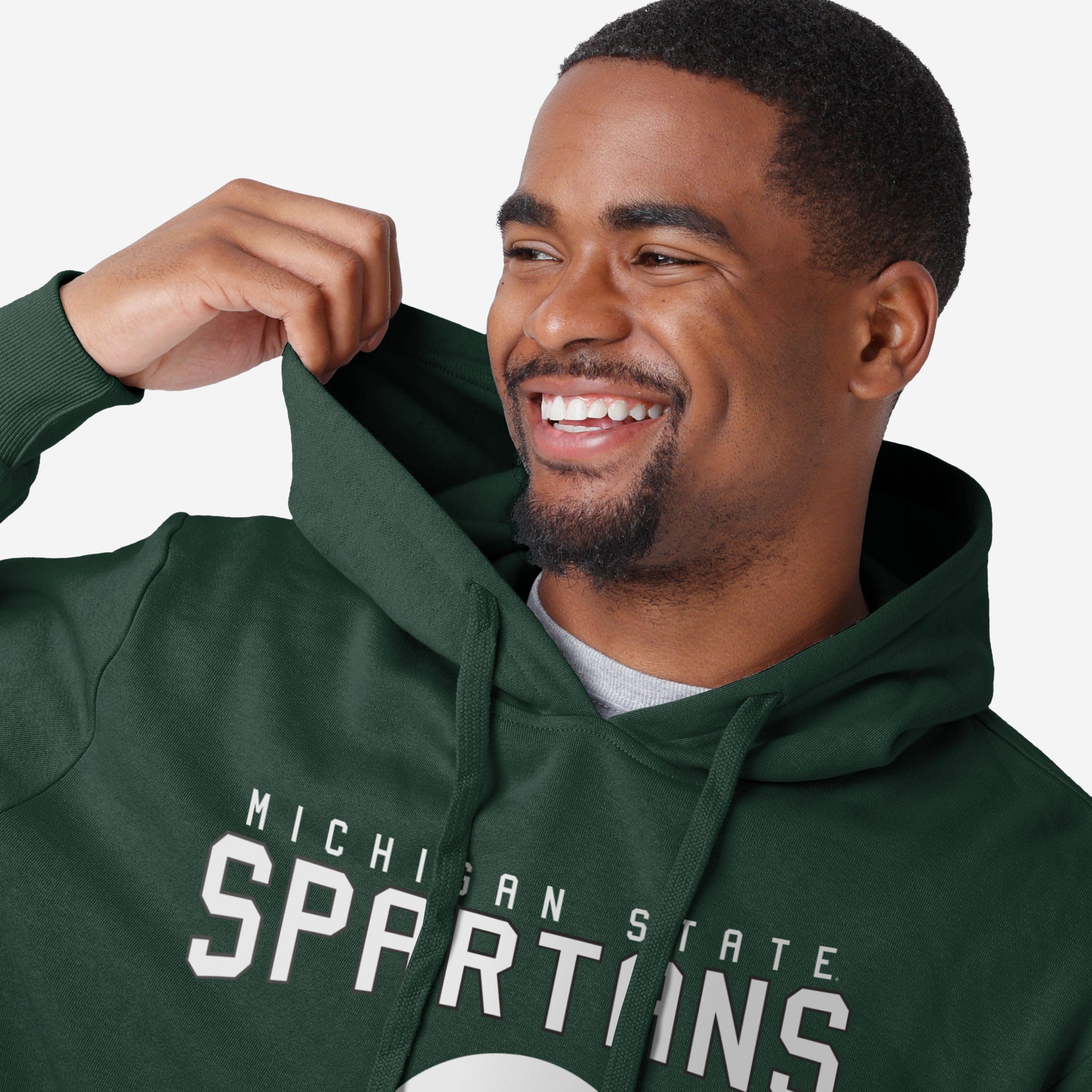 Michigan State Spartans Solid Hoodie - Image 4