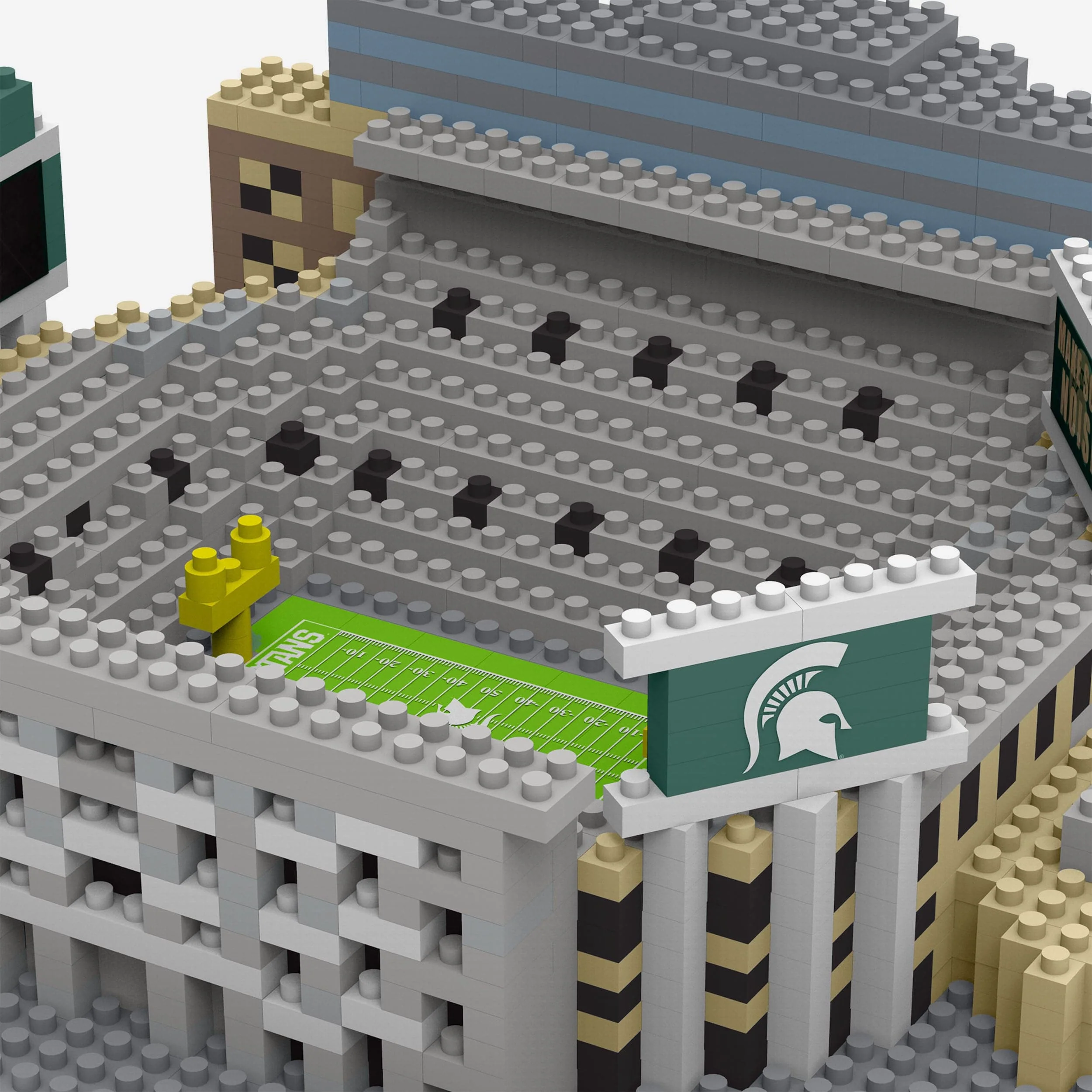 Michigan State Spartans Spartan Mini BRXLZ Stadium - Image 3