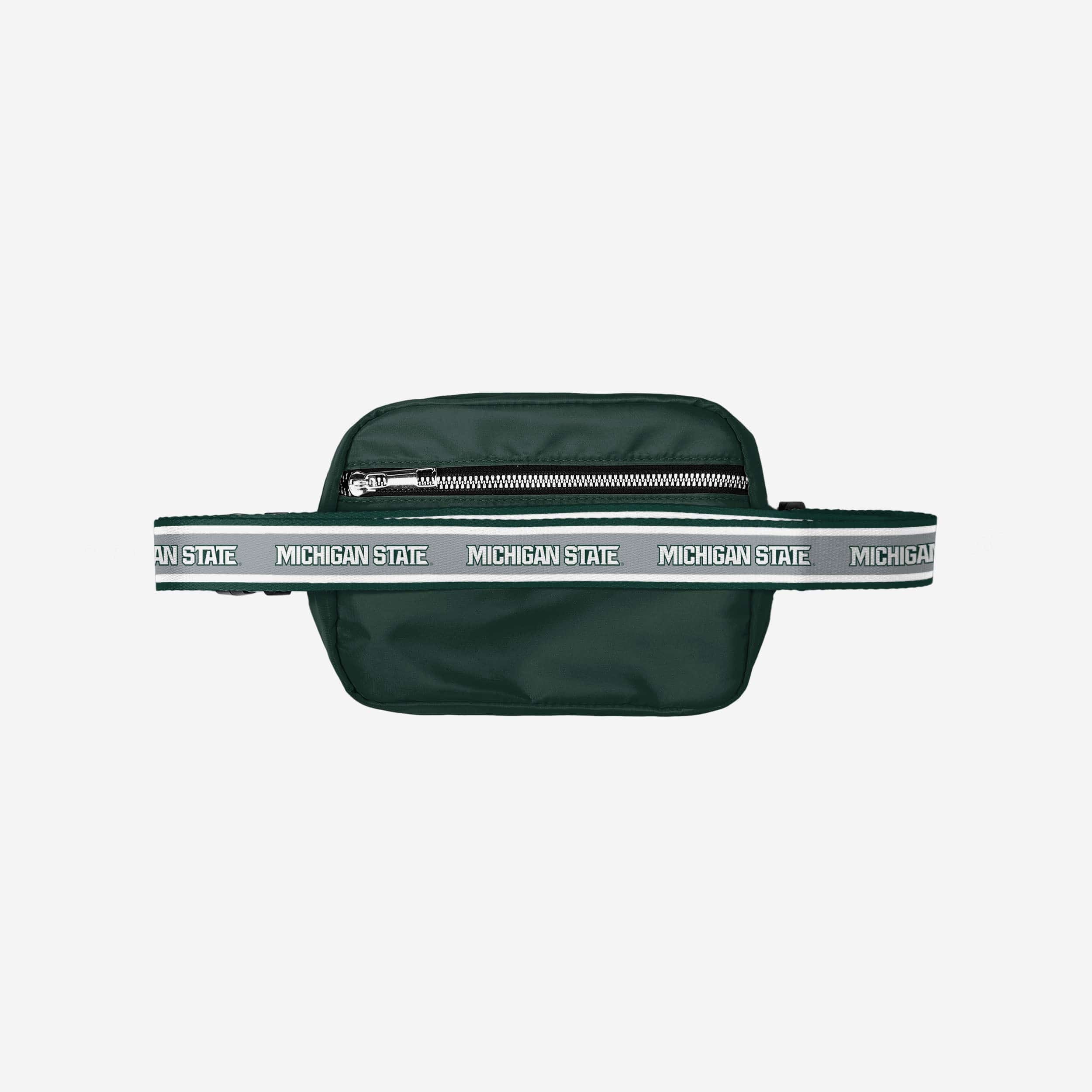 Michigan State Spartans Team Wordmark Crossbody Belt Bag - Image 2