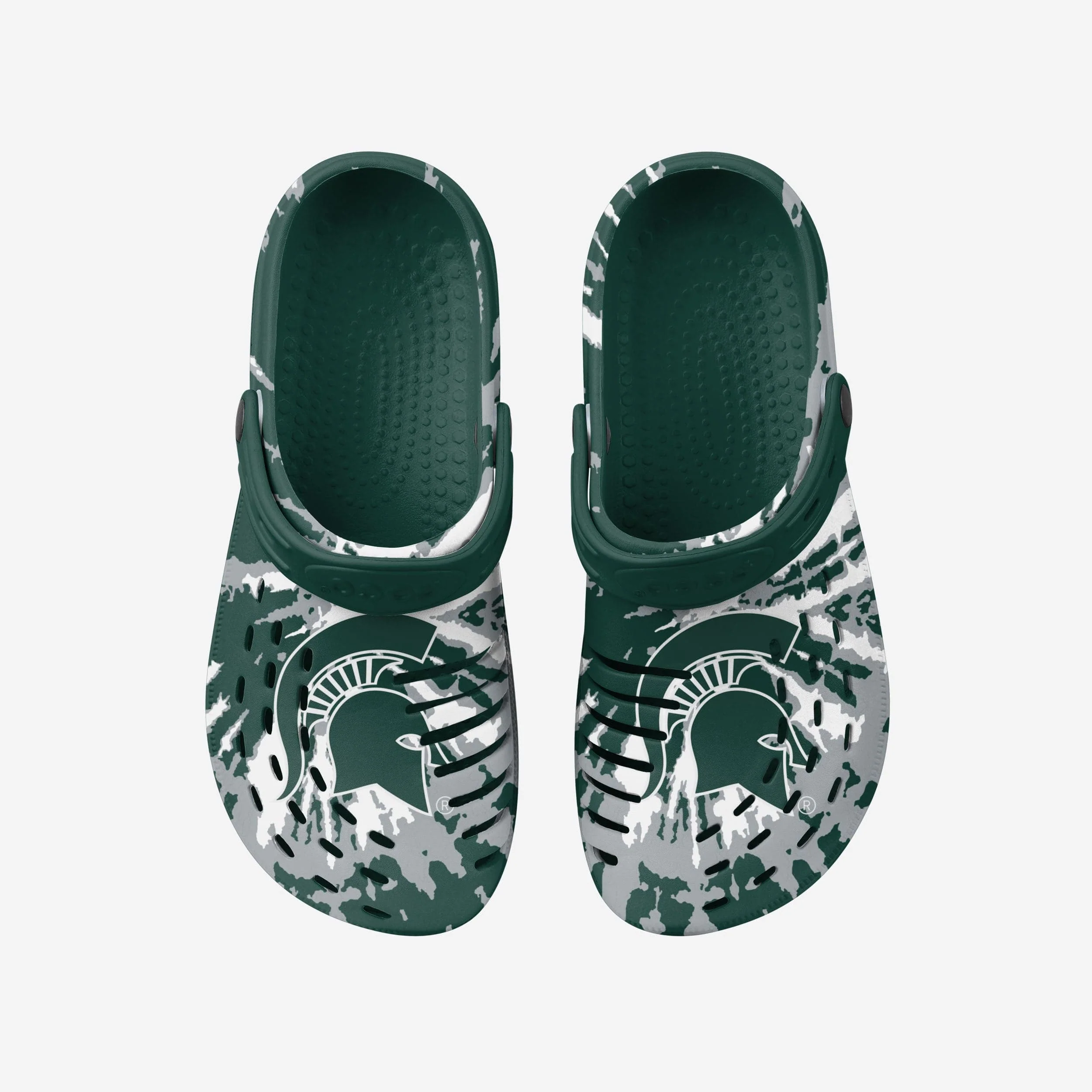 Michigan State Spartans Tie-Dye Clog With Strap - Image 4