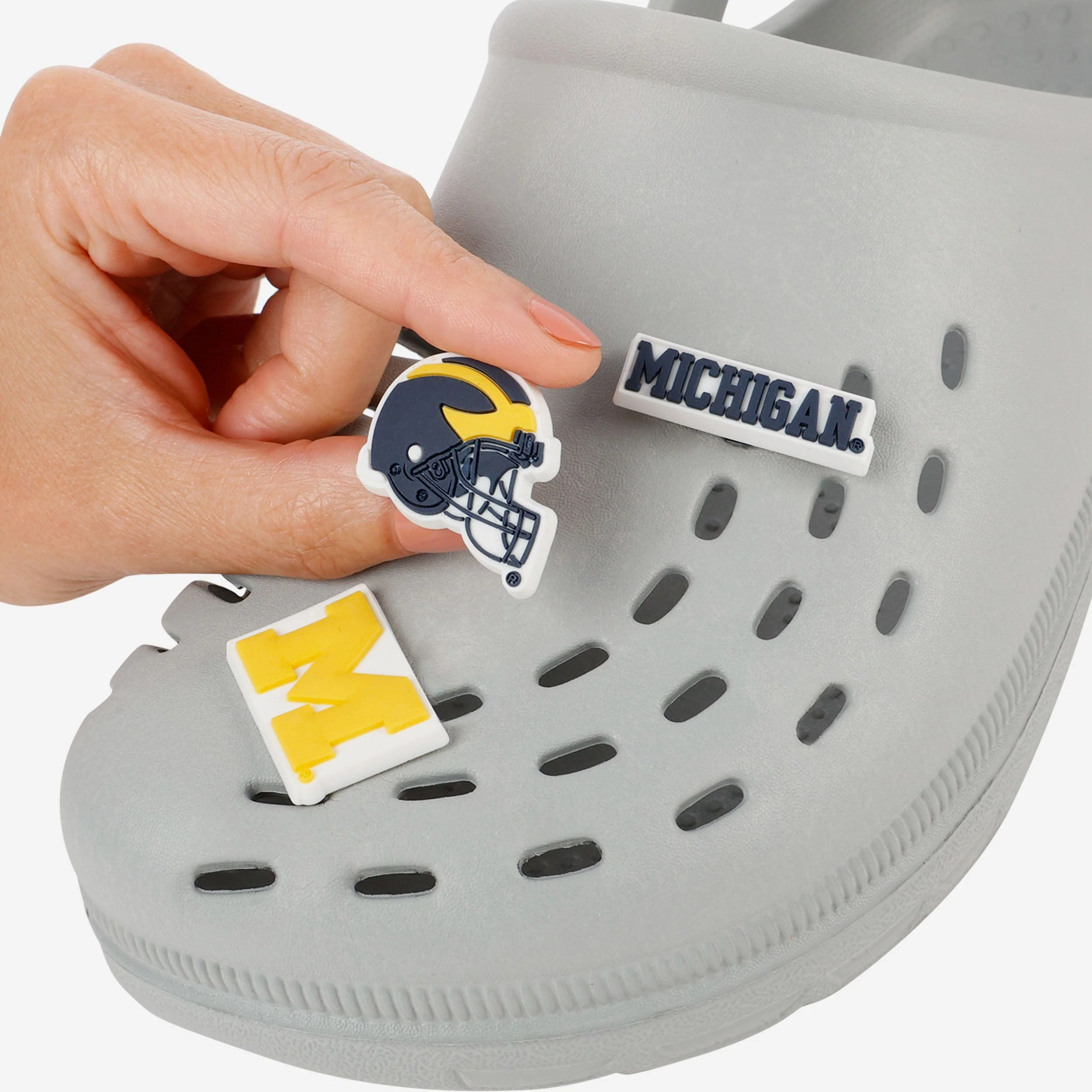 Michigan Wolverines 10 Pack Team Clog Charms - Image 3