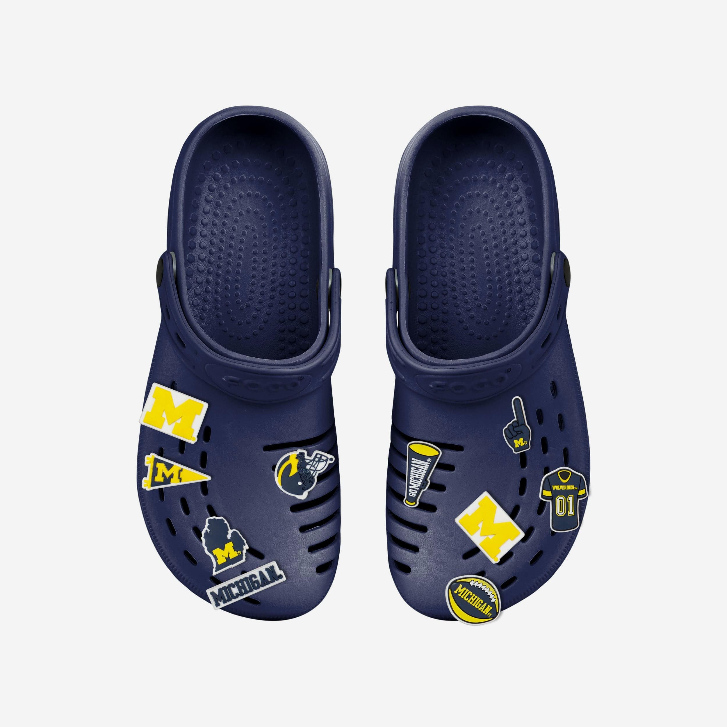 Michigan Wolverines 10 Pack Team Clog Charms - Image 4