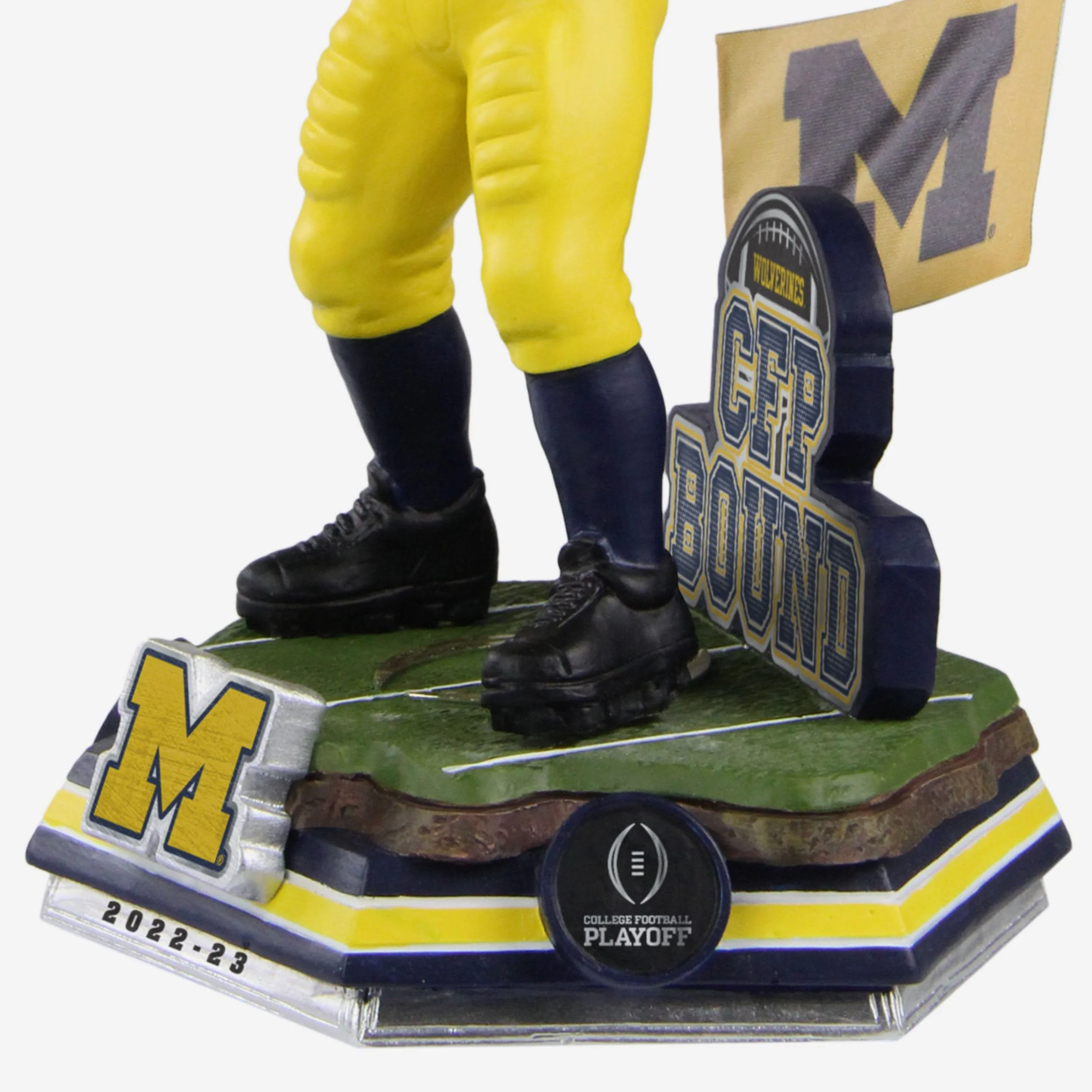 Michigan Wolverines 2022 College Football Playoff Bobblehead - Image 3