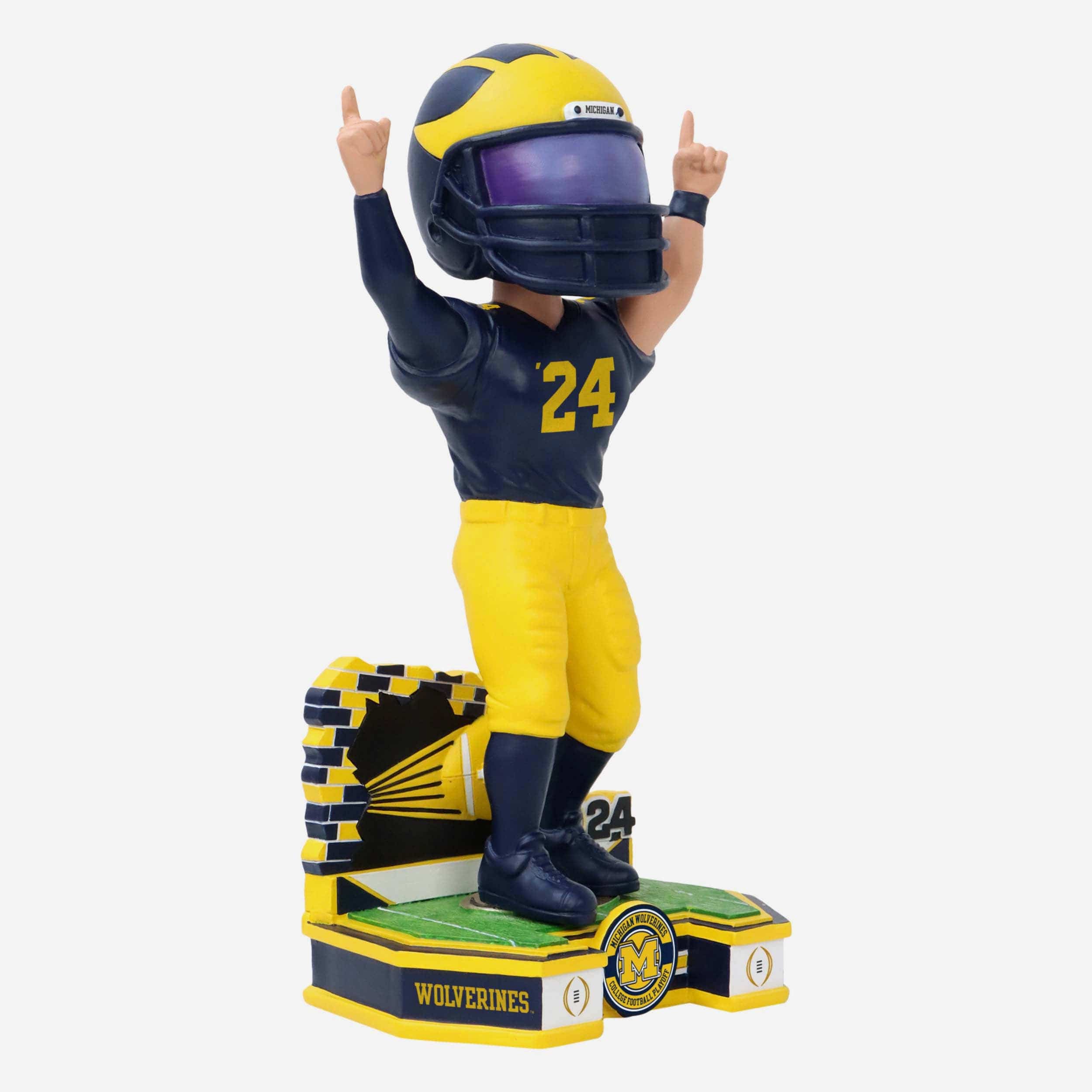 Michigan Wolverines 2024 College Football Playoff Bobblehead - Image 4