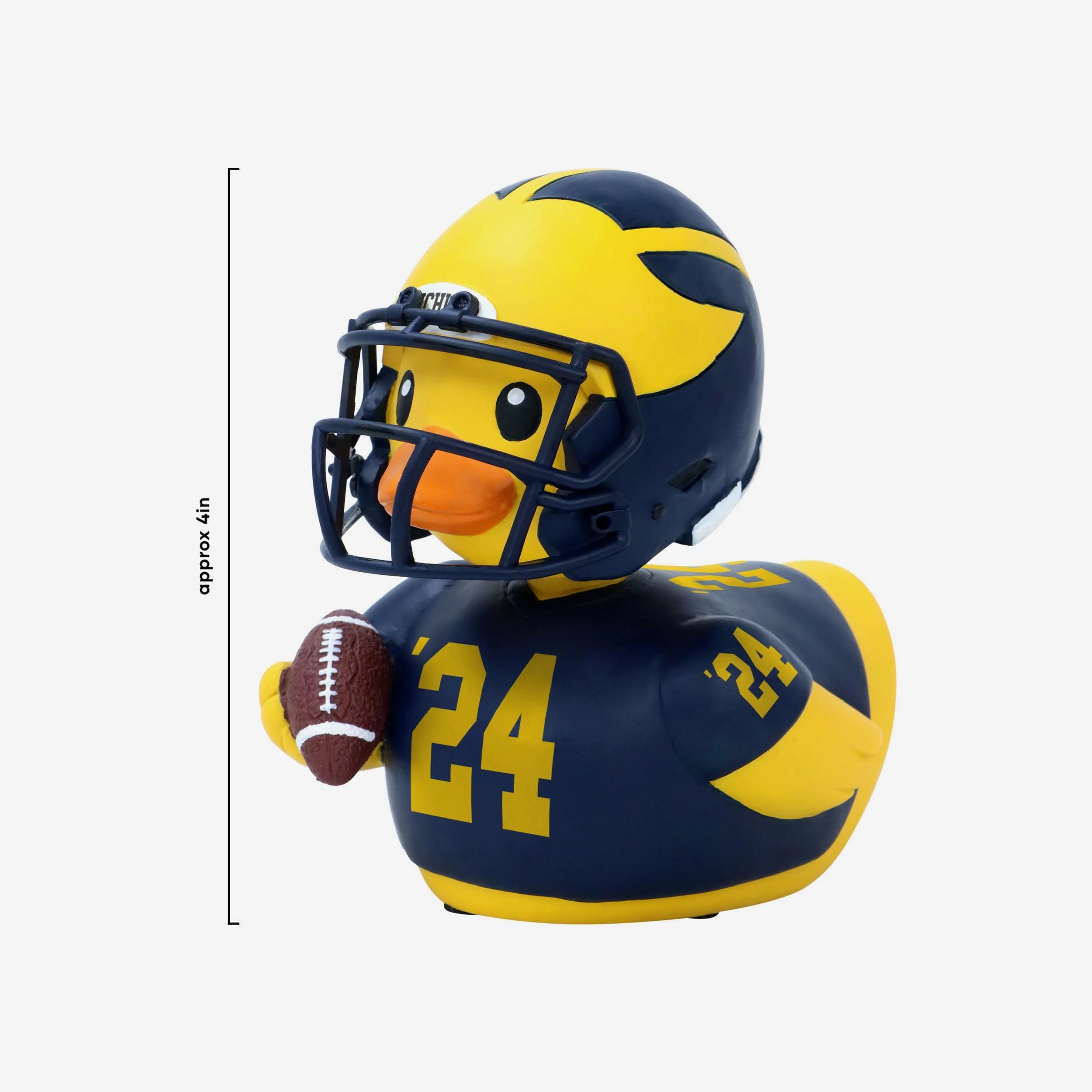 Michigan Wolverines Bobble Duck Mini Bobblehead - Image 4