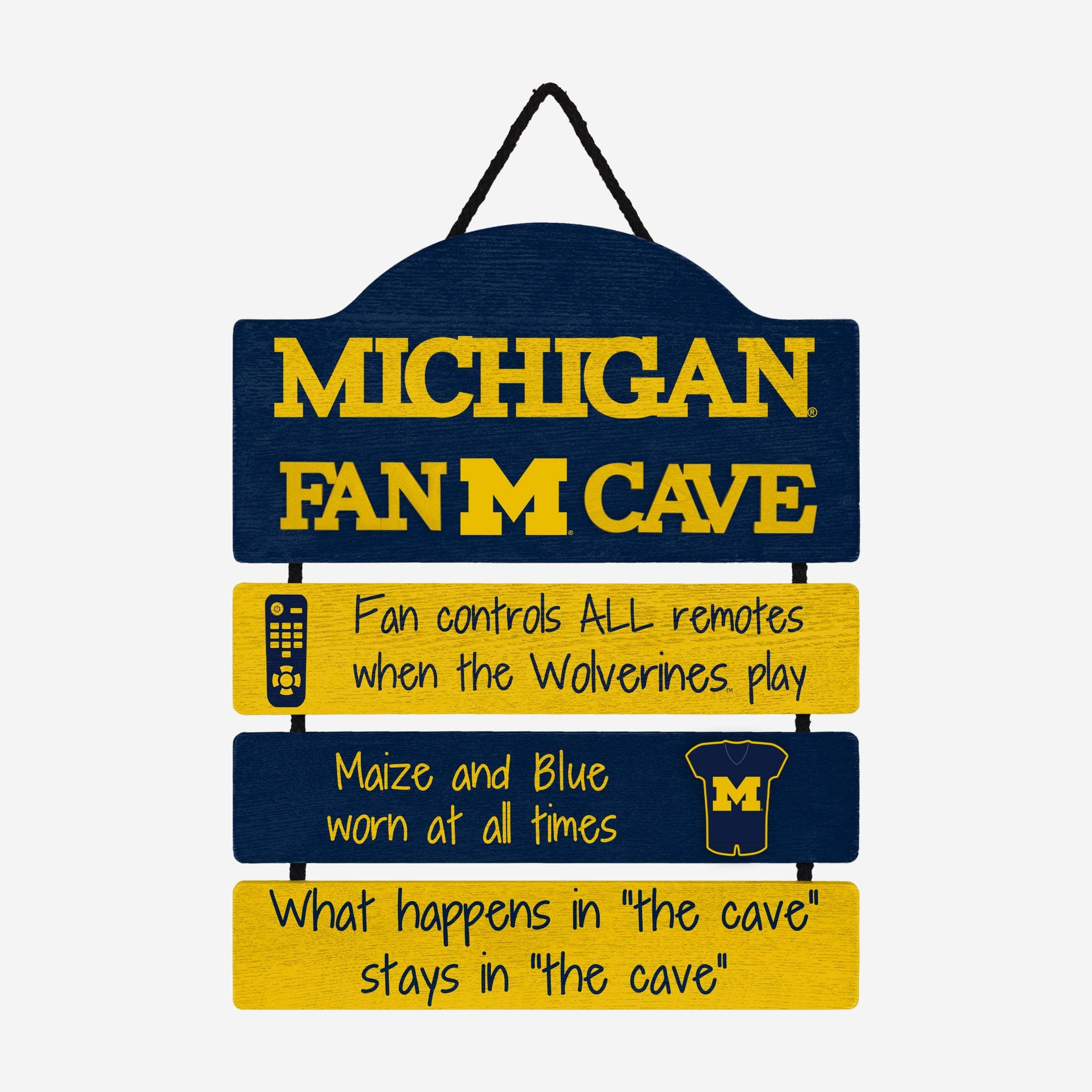 Michigan Wolverines Fancave Sign