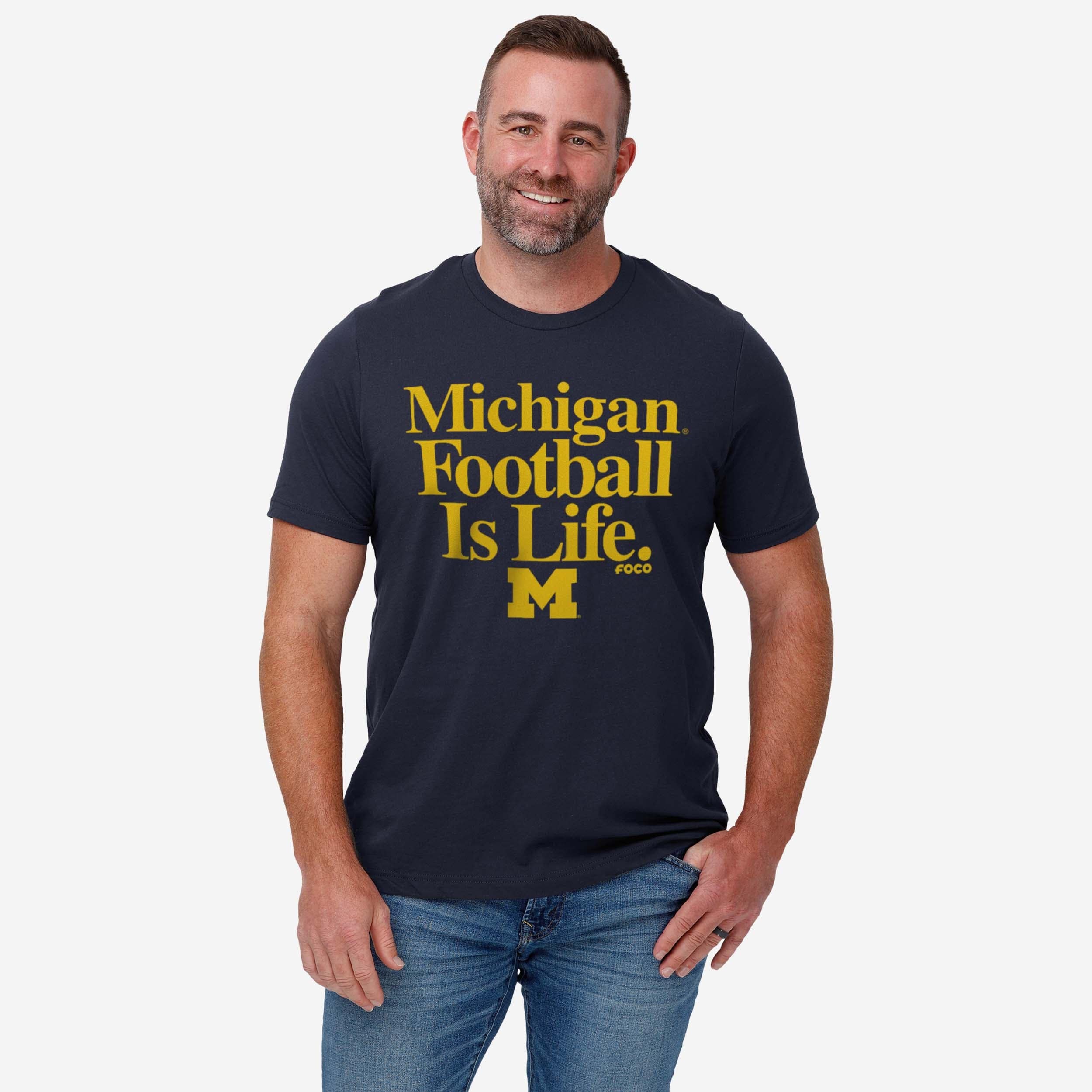 Michigan Wolverines Football is Life T-Shirt - Image 2