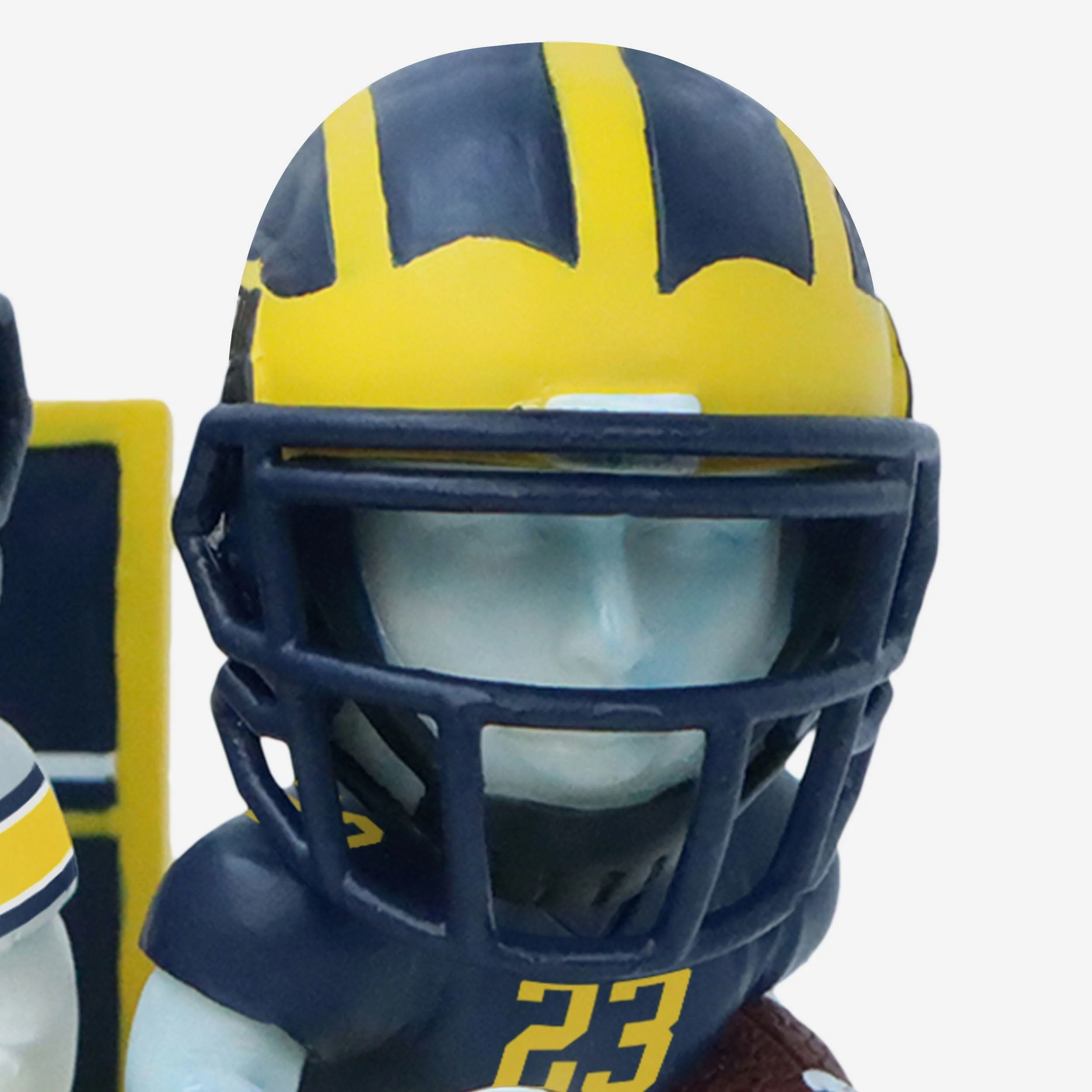 Michigan Wolverines Football Uniform Timeline Mini Bobblehead Scene - Image 2
