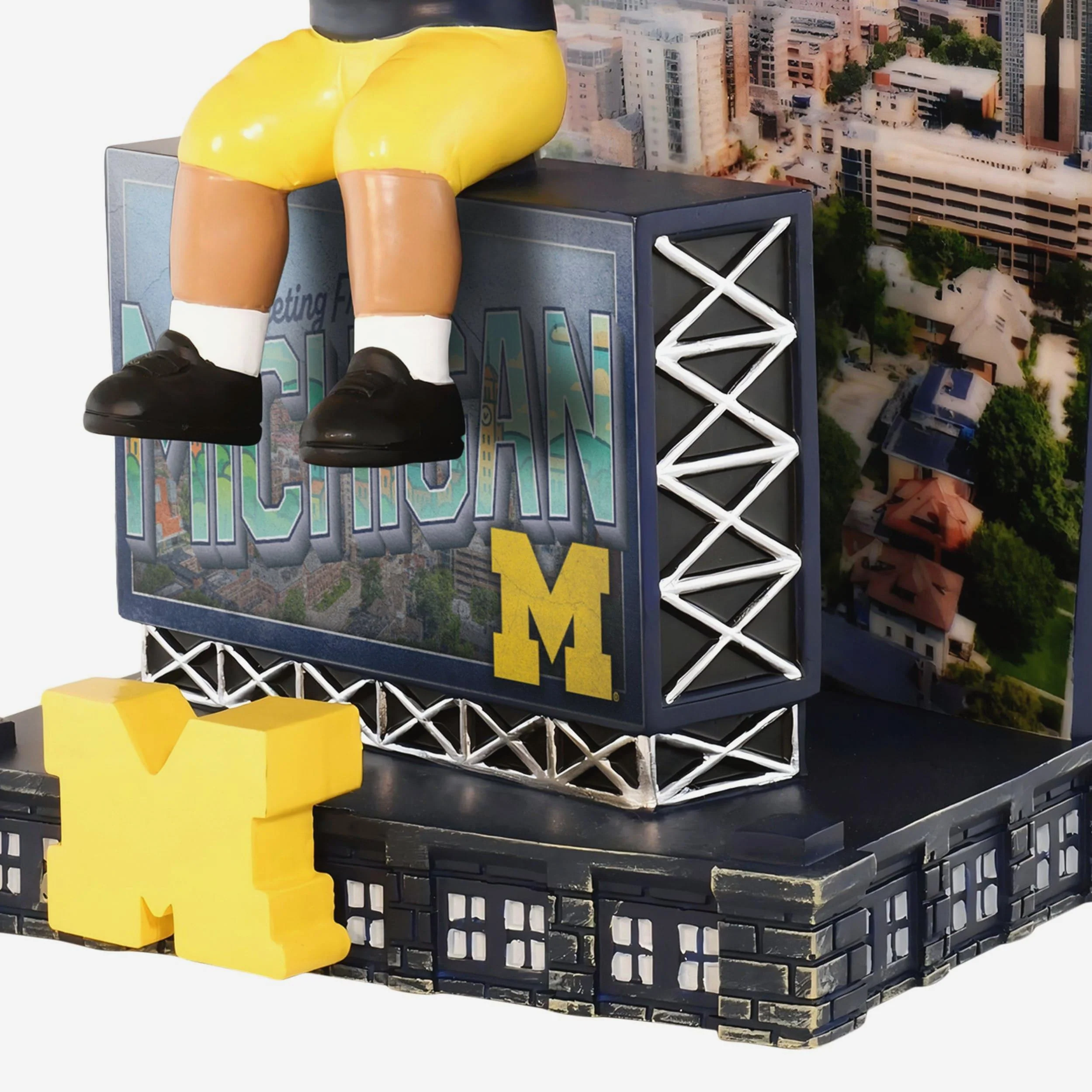 Michigan Wolverines Greetings From Mascot Bobblehead - Image 3