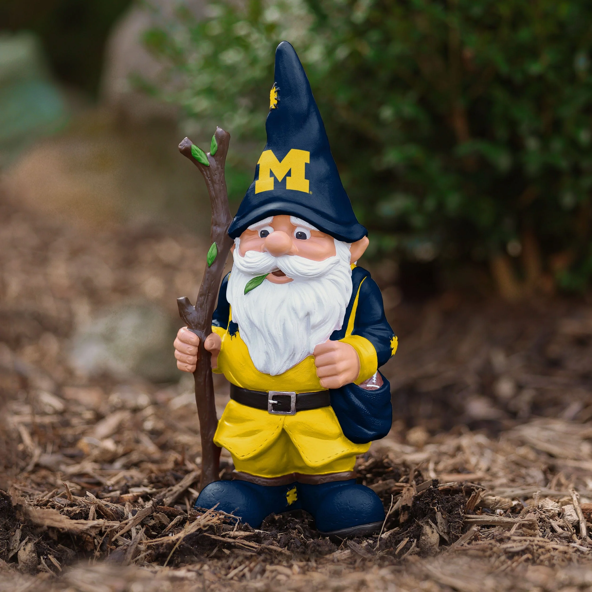 Michigan Wolverines Holding Stick Gnome - Image 5