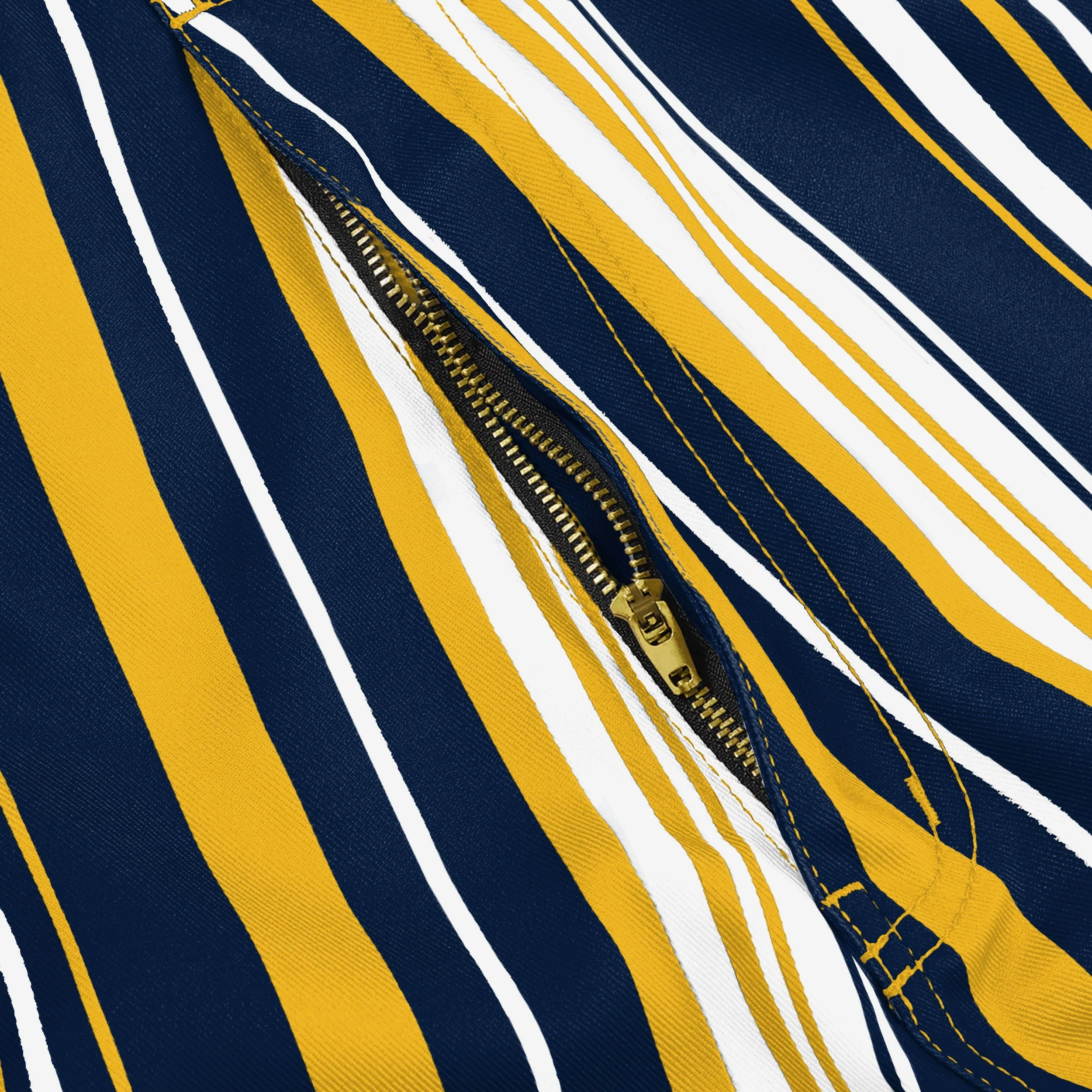 Michigan Wolverines Mens Hyper Stripe Bib Overalls - Image 6