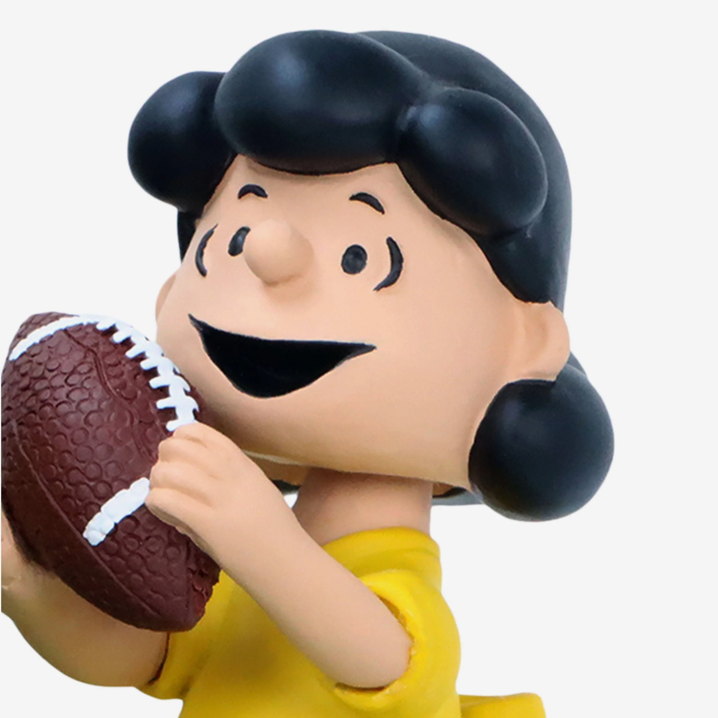 Michigan Wolverines Peanuts Football Kickoff Mini Bobblehead Scene - Image 2