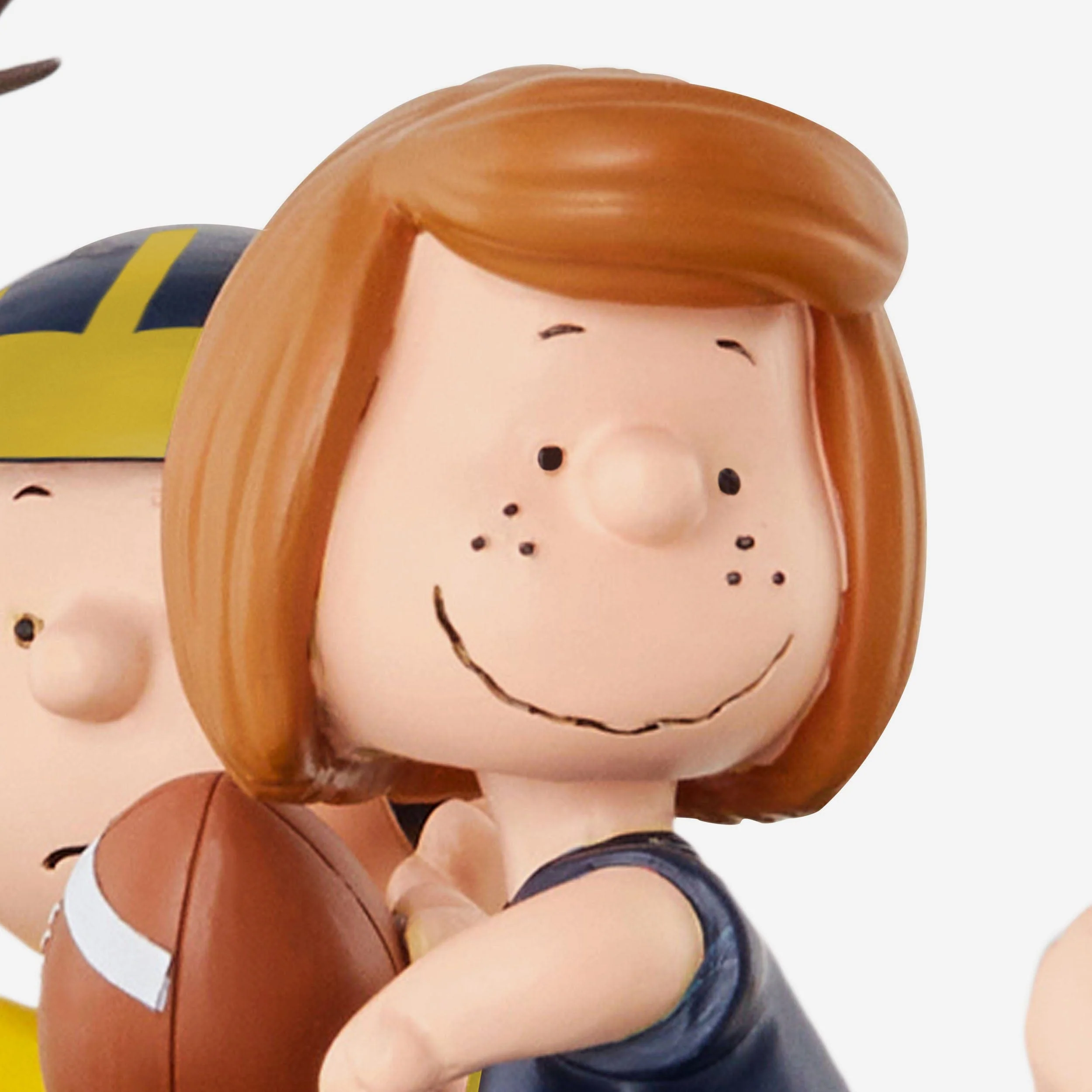 Michigan Wolverines Peanuts Gang Football Field Mini Bobblehead Scene - Image 3