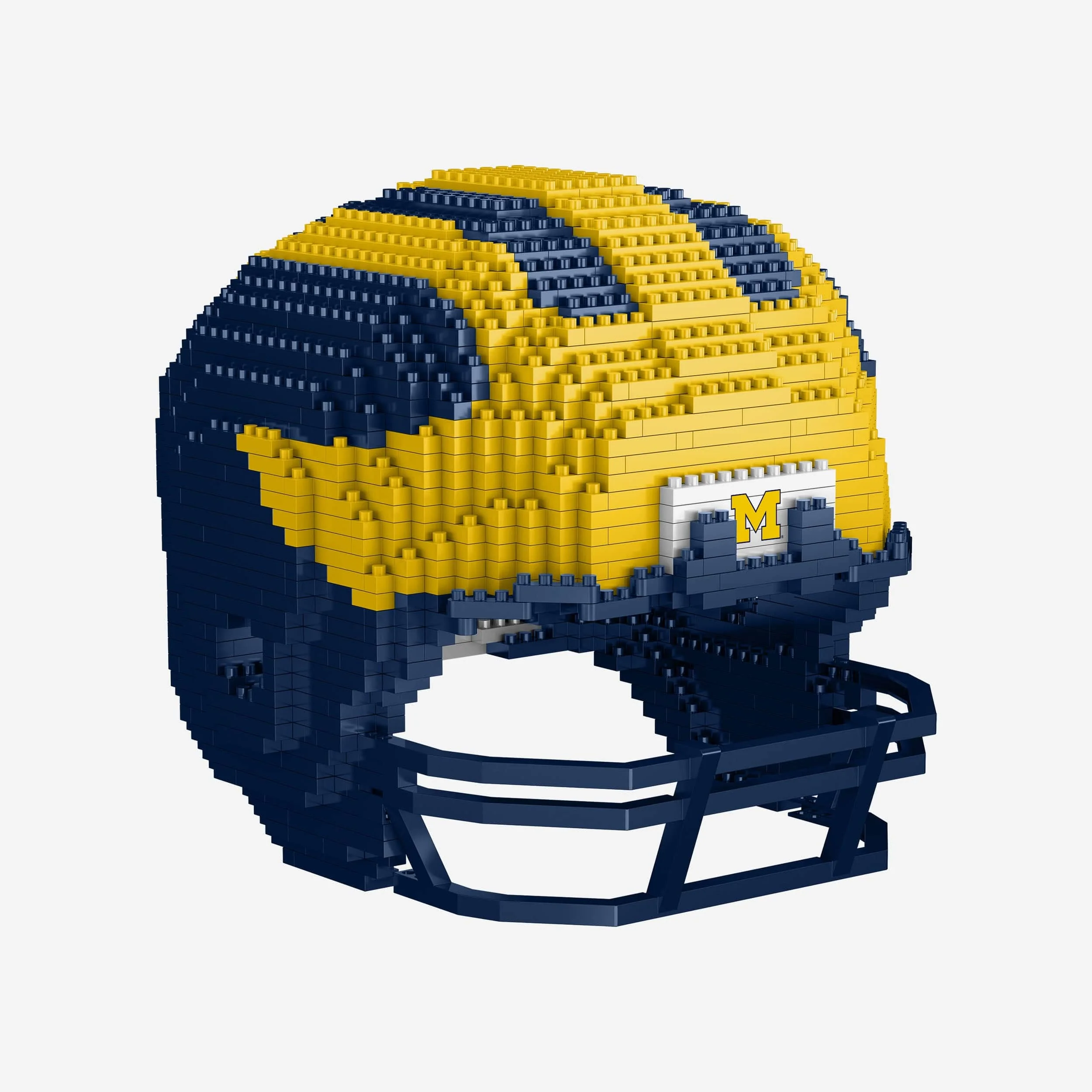 Michigan Wolverines Replica BRXLZ Mini Helmet