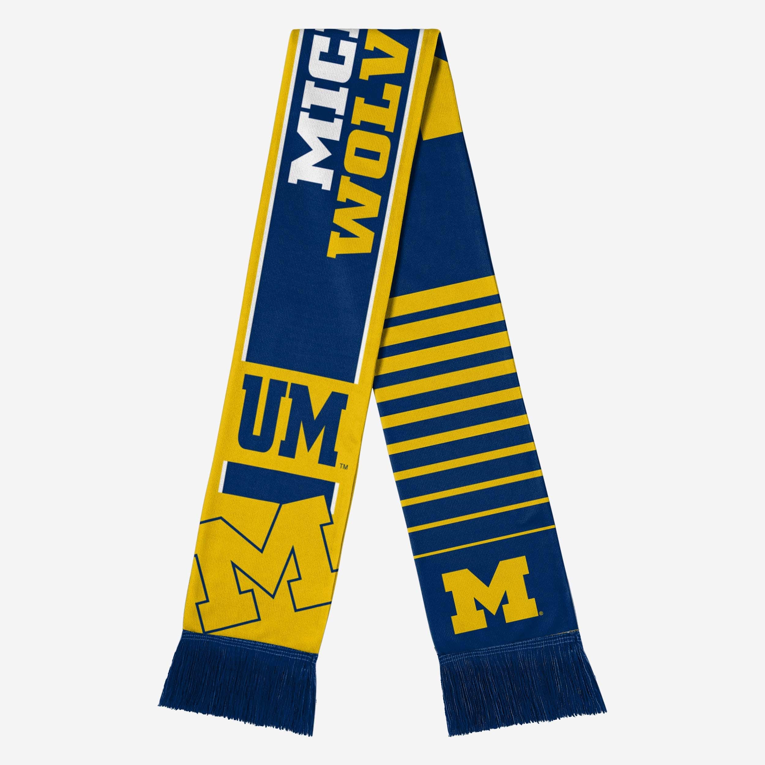 Michigan Wolverines Reversible Thematic Scarf