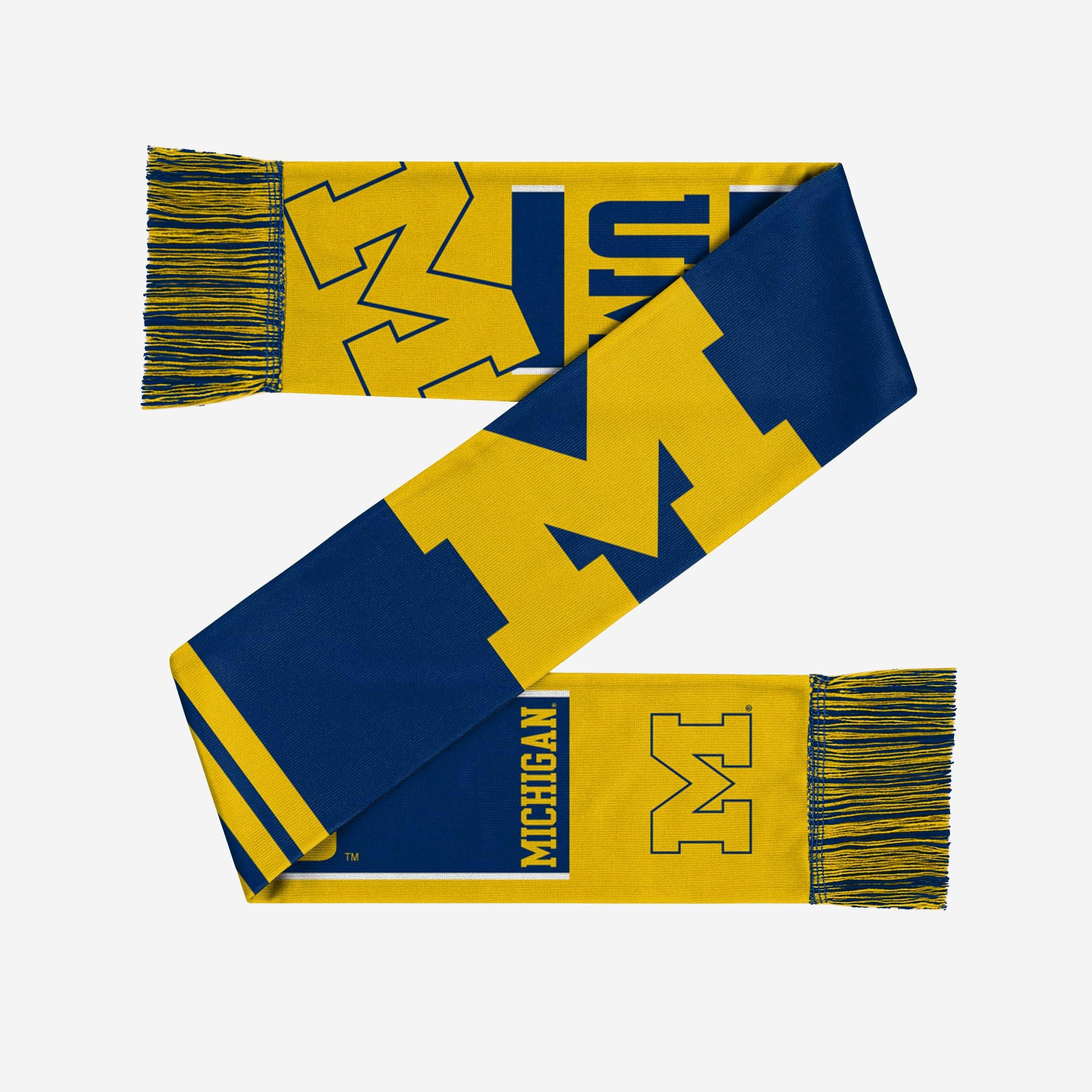 Michigan Wolverines Reversible Thematic Scarf - Image 2