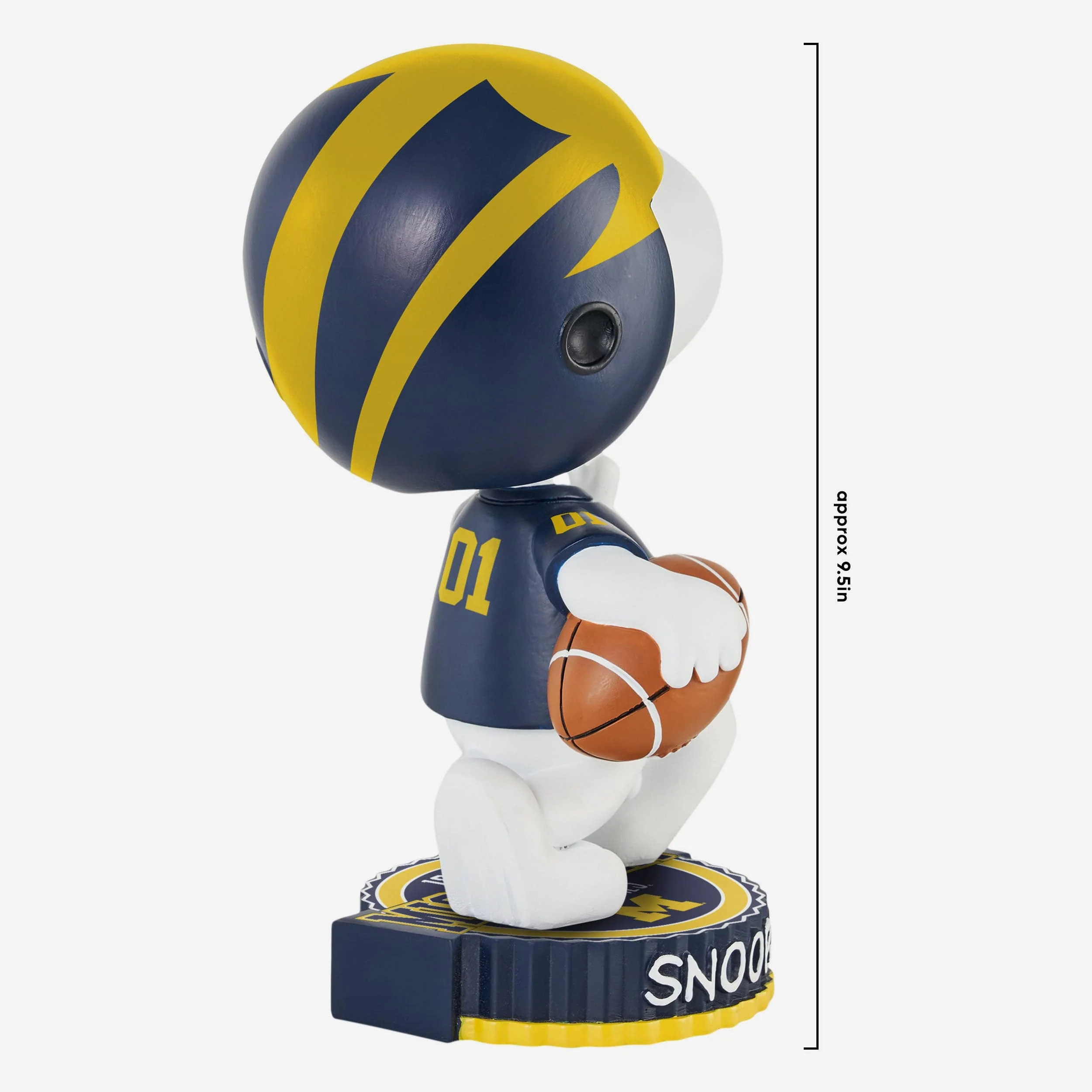 Michigan Wolverines Snoopy Peanuts Bighead Bobblehead - Image 4