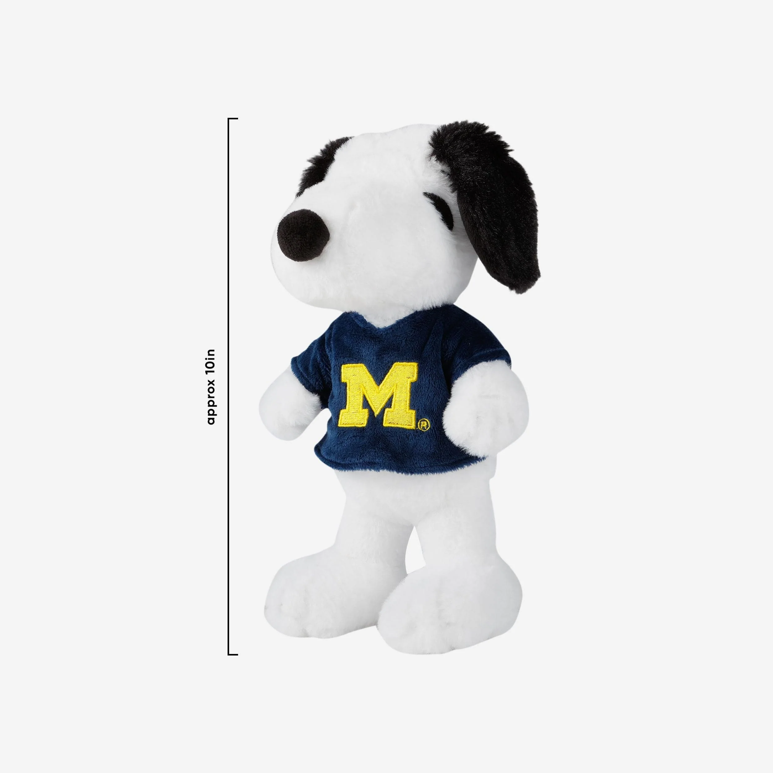 Michigan Wolverines Snoopy Peanuts Team Jersey Plush - Image 2