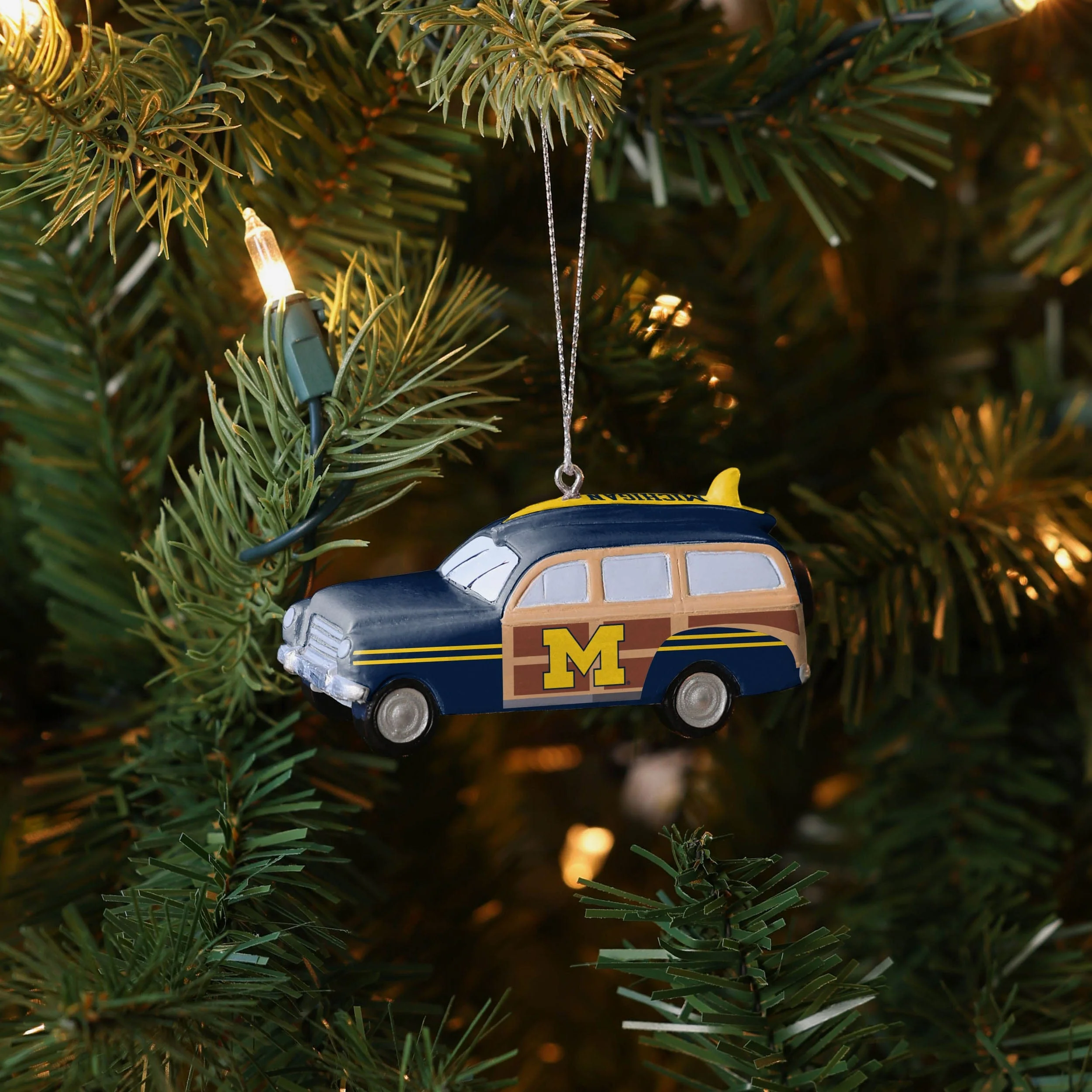 Michigan Wolverines Station Wagon Ornament - Image 4