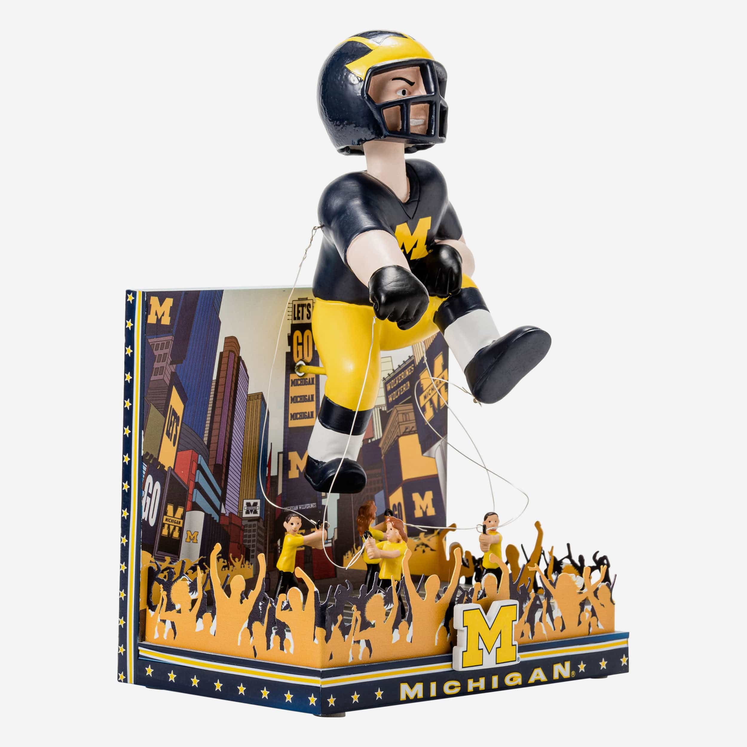 Michigan Wolverines Thanksgiving Mascot Bobblehead - Image 4