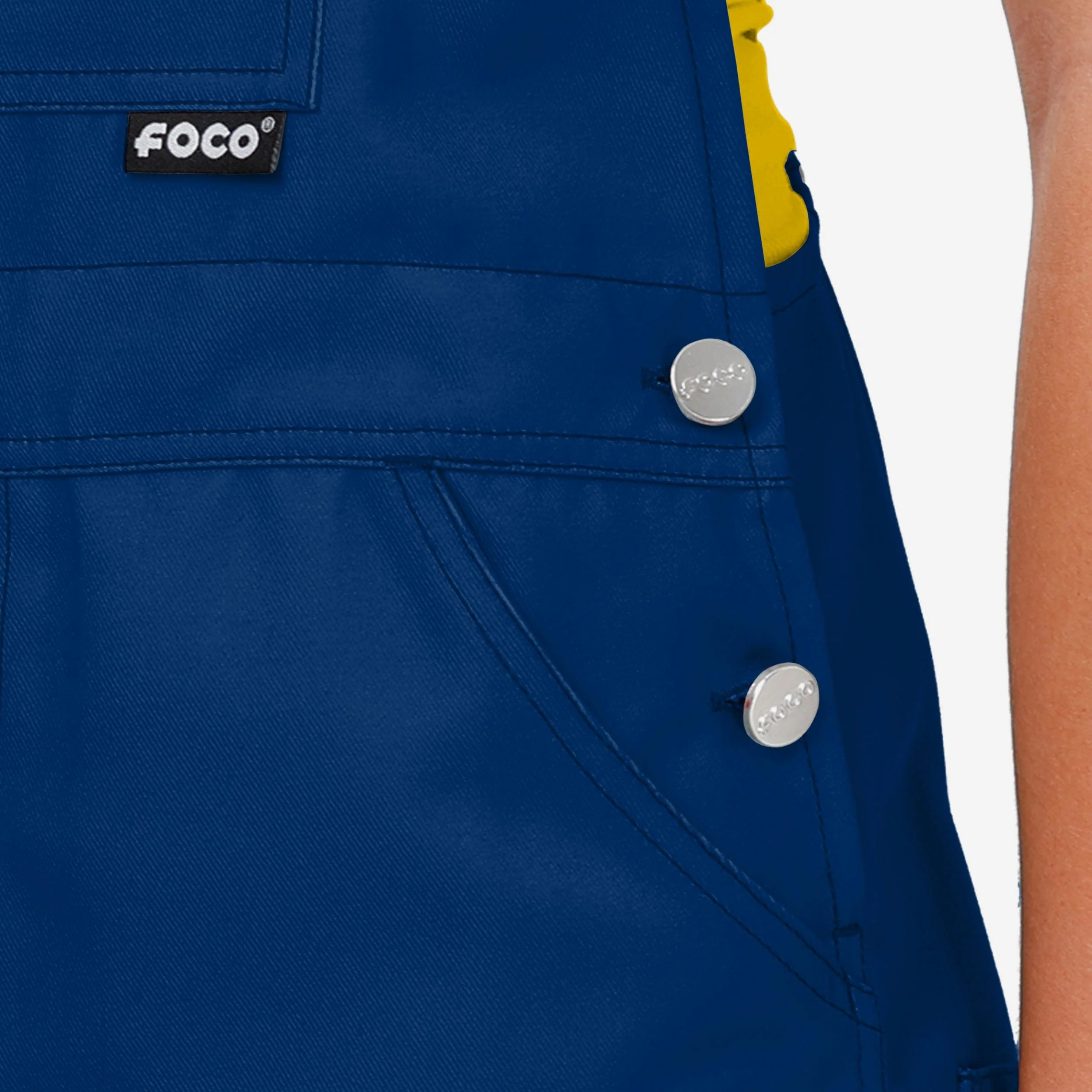 Michigan Wolverines Womens Big Logo Bib Overalls - Image 5