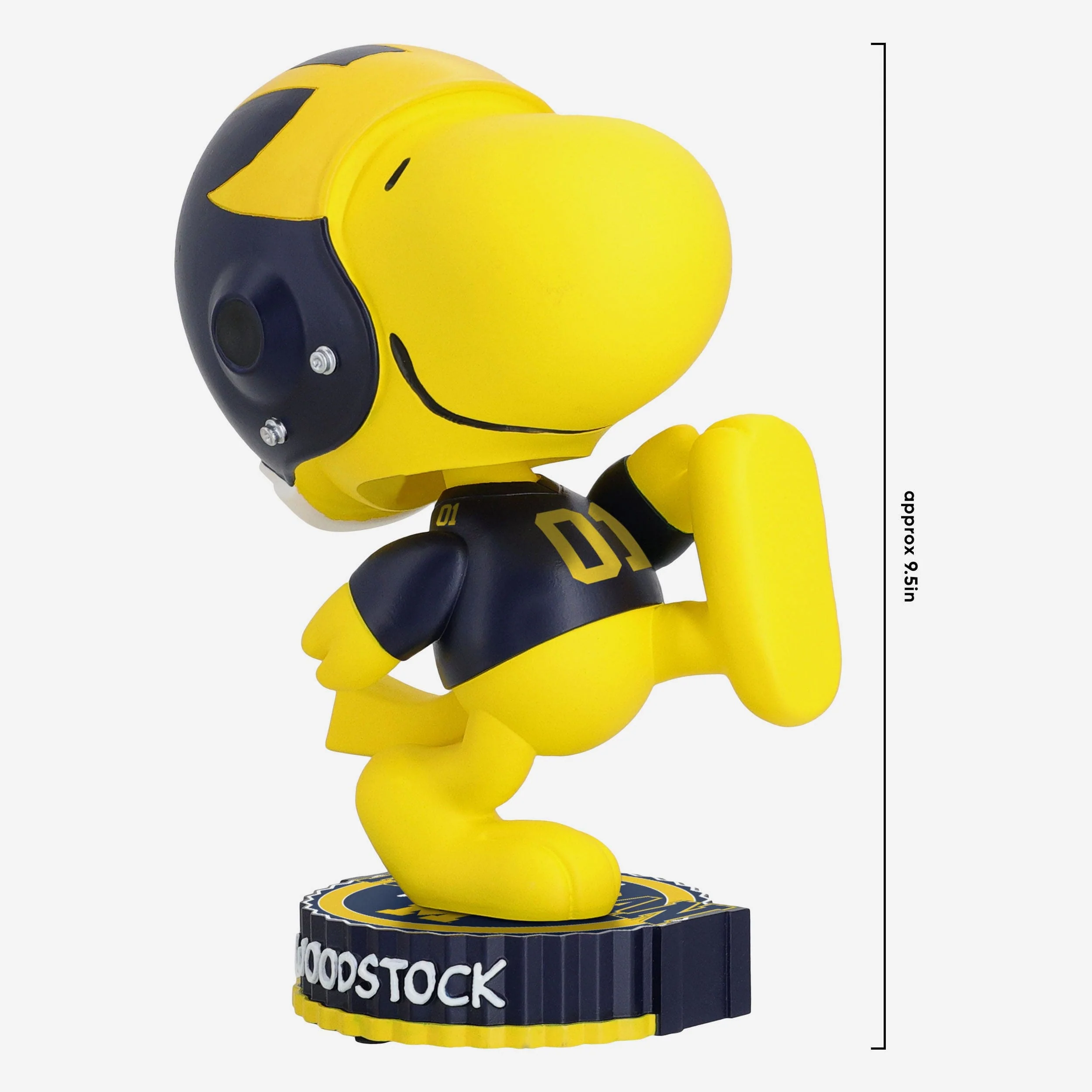 Michigan Wolverines Woodstock Peanuts Bighead Bobblehead - Image 4