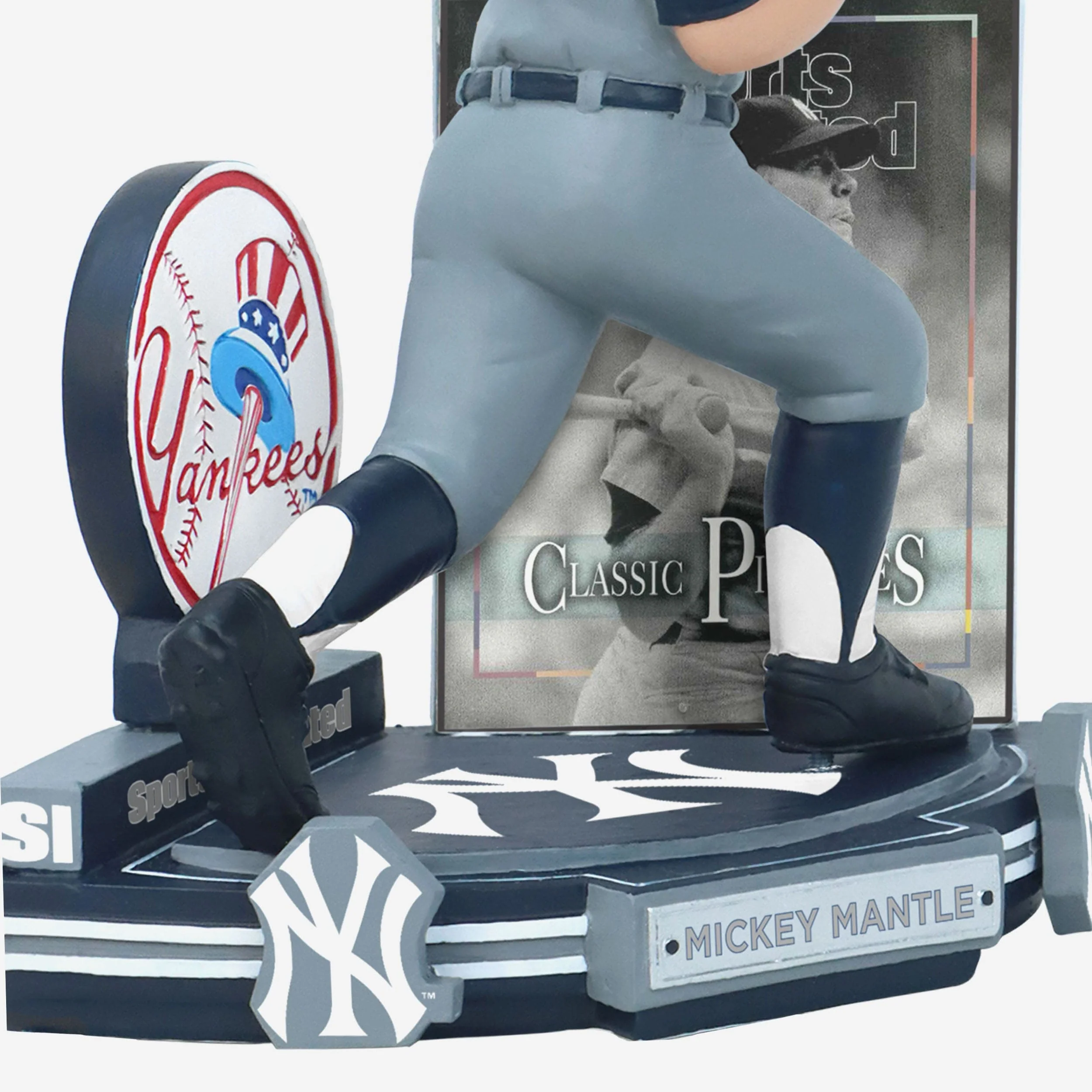 Mickey Mantle New York Yankees Sports Illustrated Cover Bobblehead - Image 3
