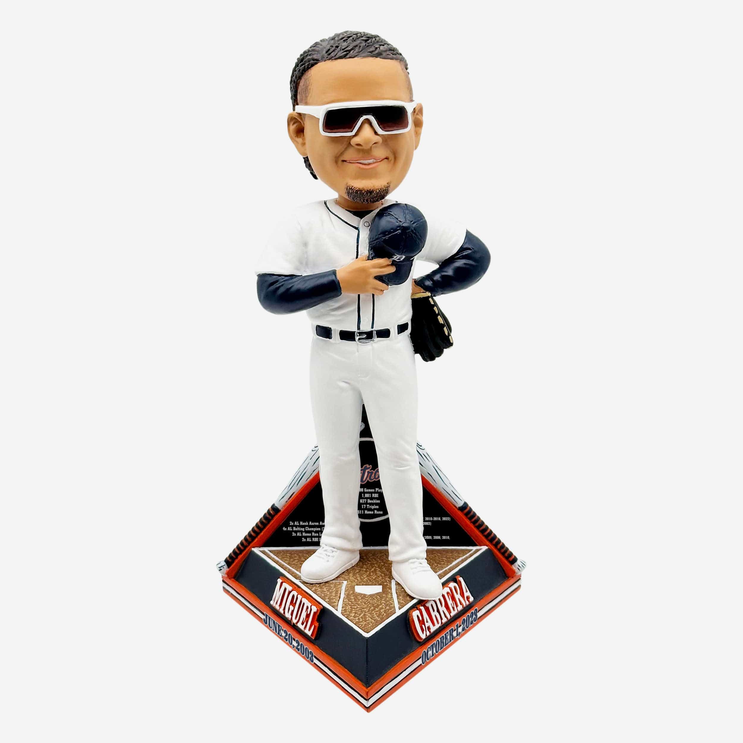 Miguel Cabrera Detroit Tigers Career Retrospective Bobblehead