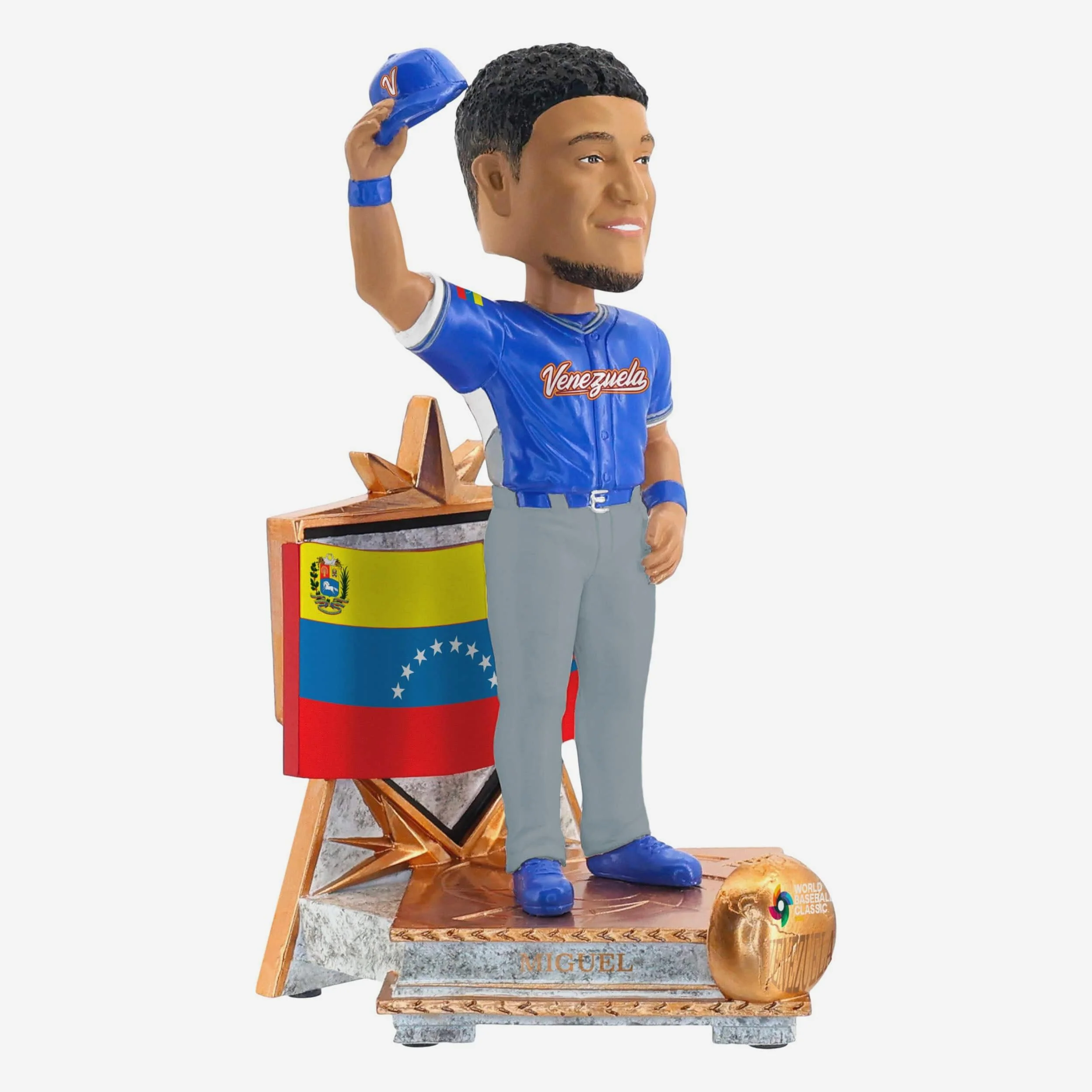 Miguel Cabrera Venezuela 2026 World Baseball Classic Flag Bobblehead - Image 4