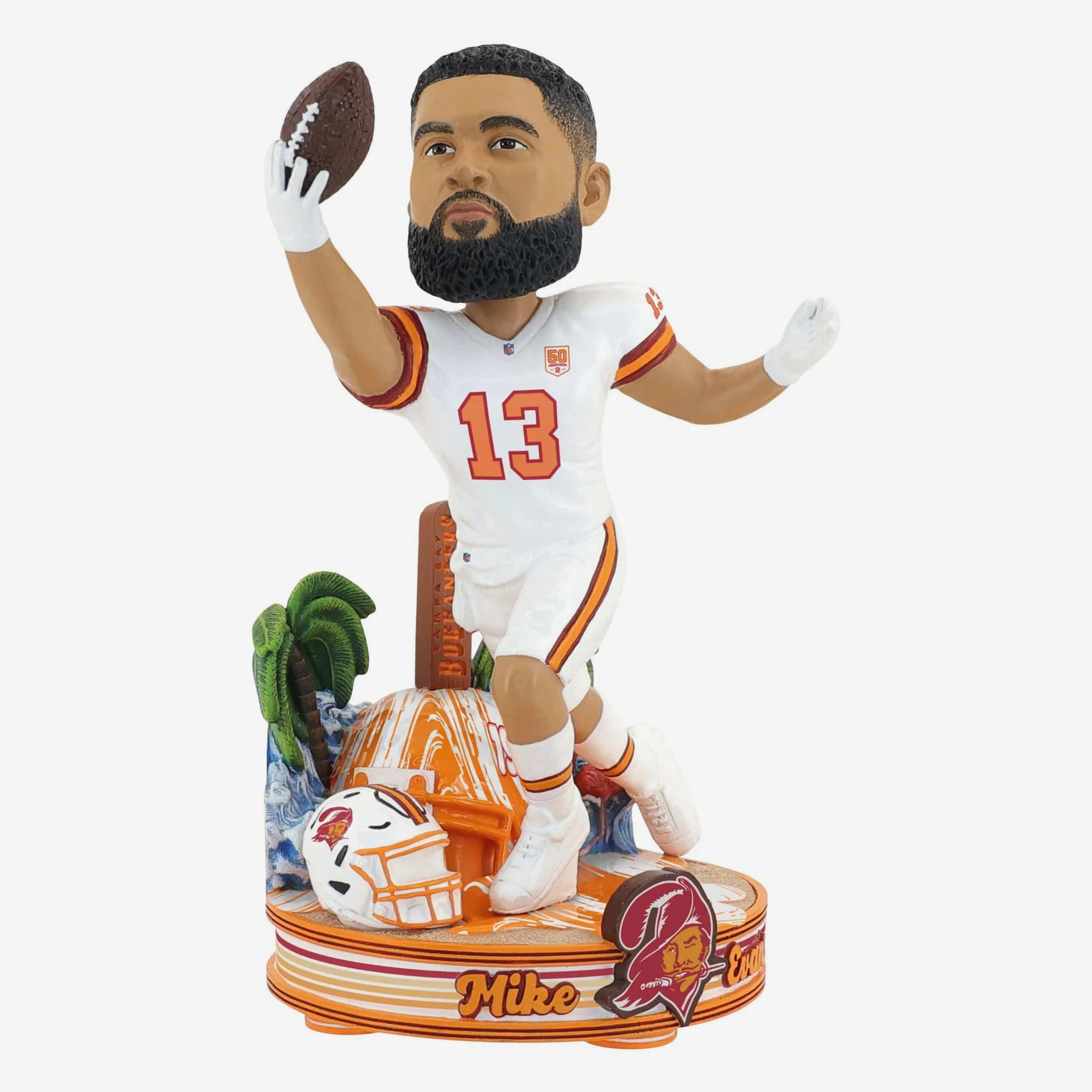 Mike Evans Tampa Bay Buccaneers Creamsicle Uniform Bobblehead - Image 4