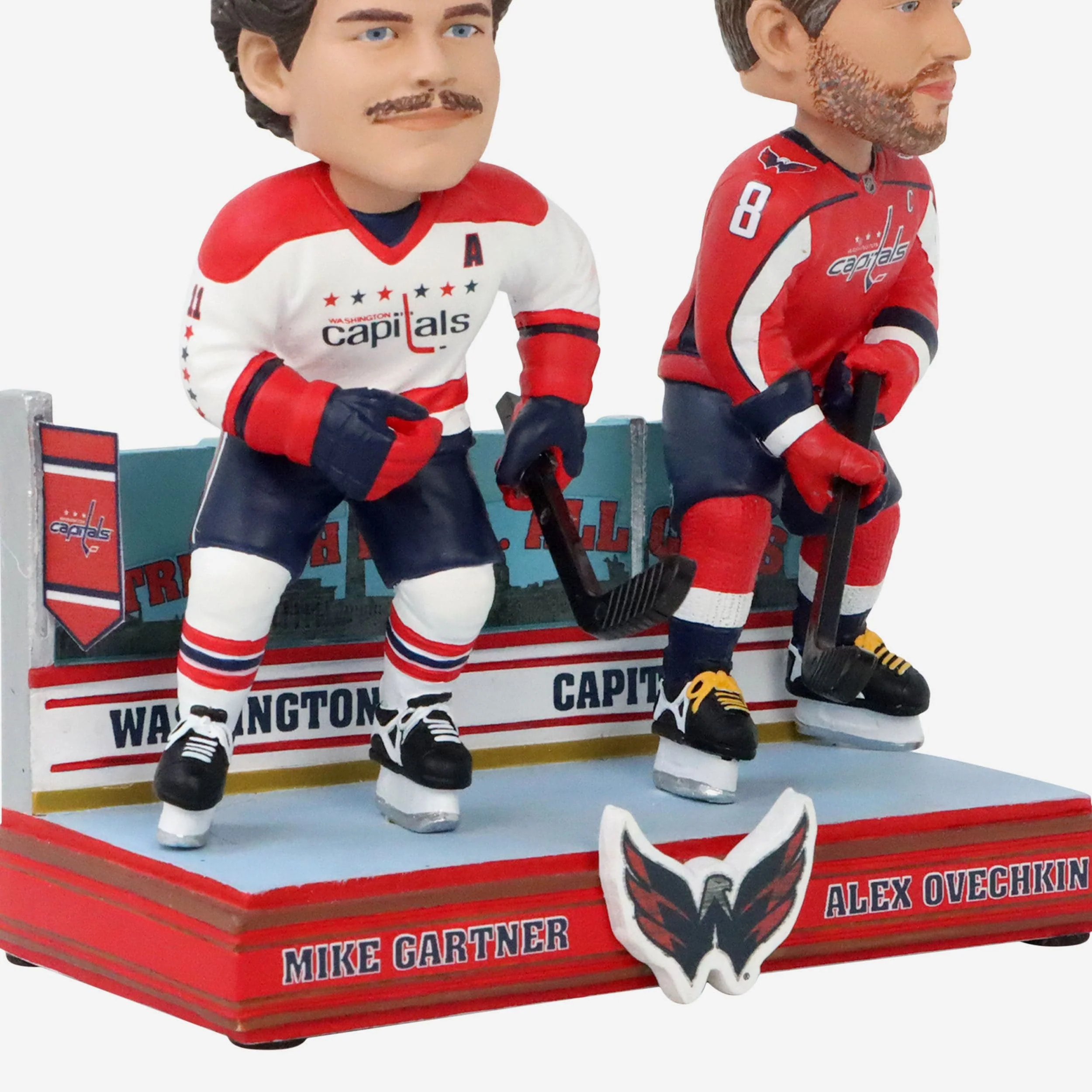 Mike Gartner & Alex Ovechkin Washington Capitals Then and Now Bobblehead - Image 4