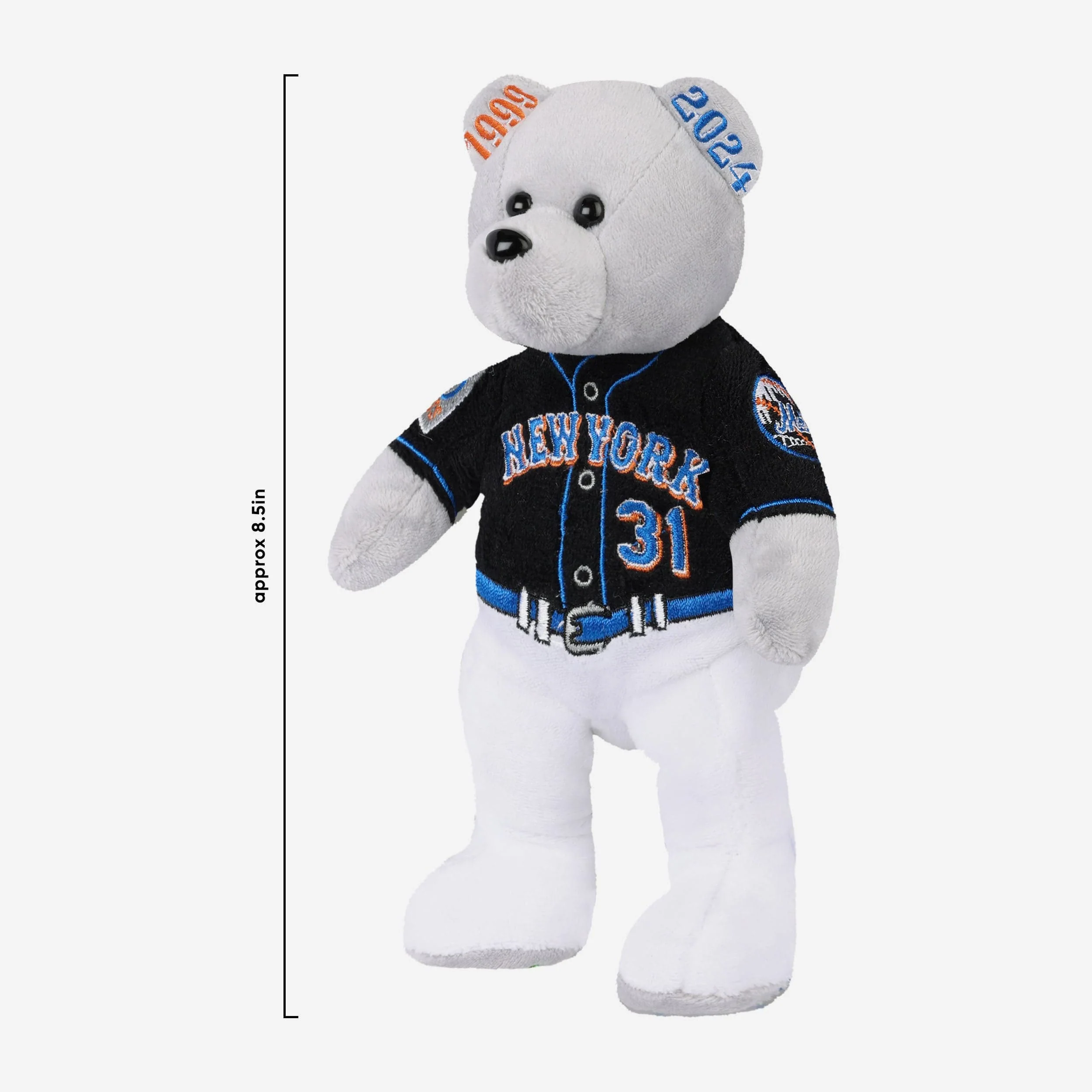 Mike Piazza New York Mets All-Star Team Beans 25th Anniversary Embroidered Player Bear - Image 3