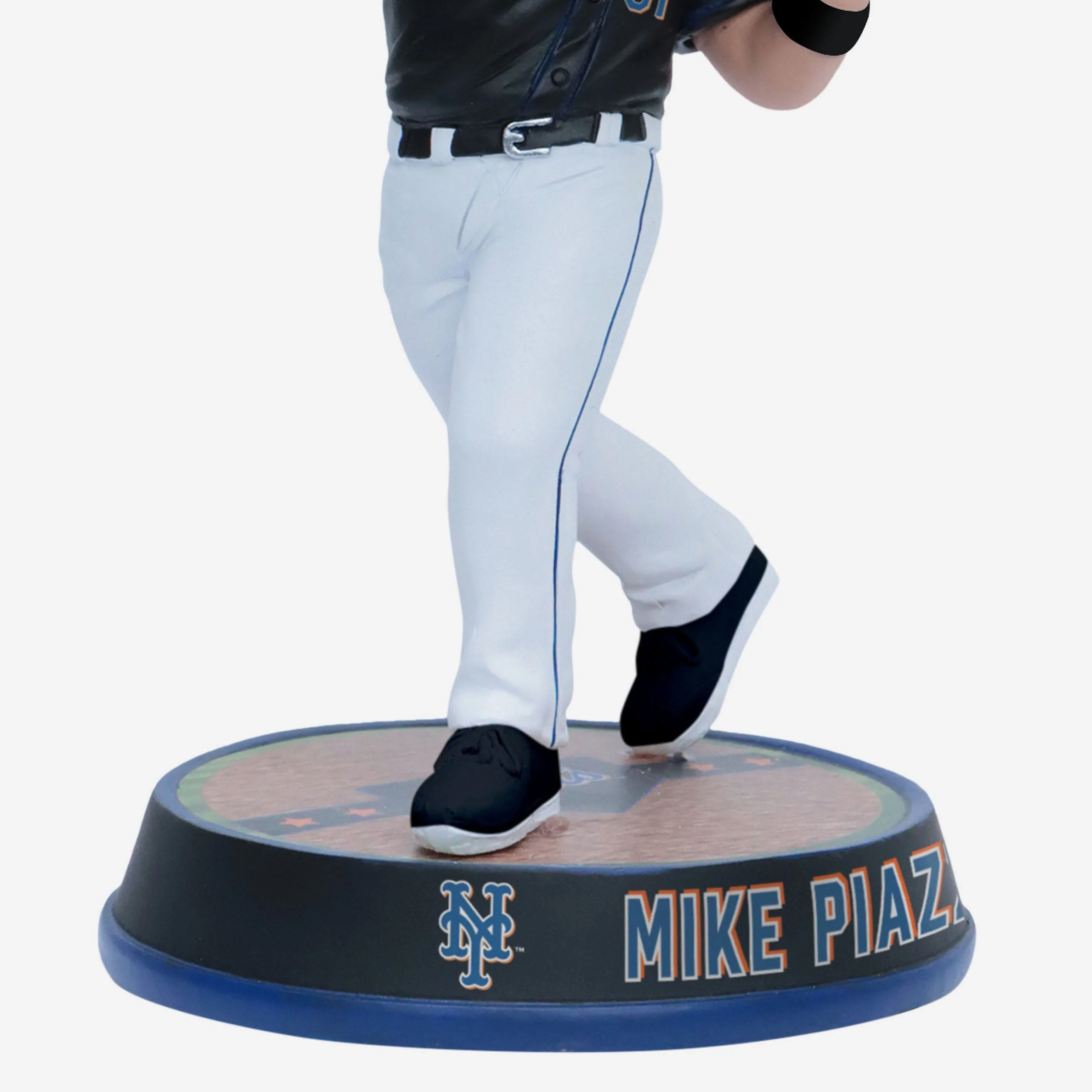 Mike Piazza New York Mets Black Jersey Field Stripe Bighead Bobblehead - Image 3