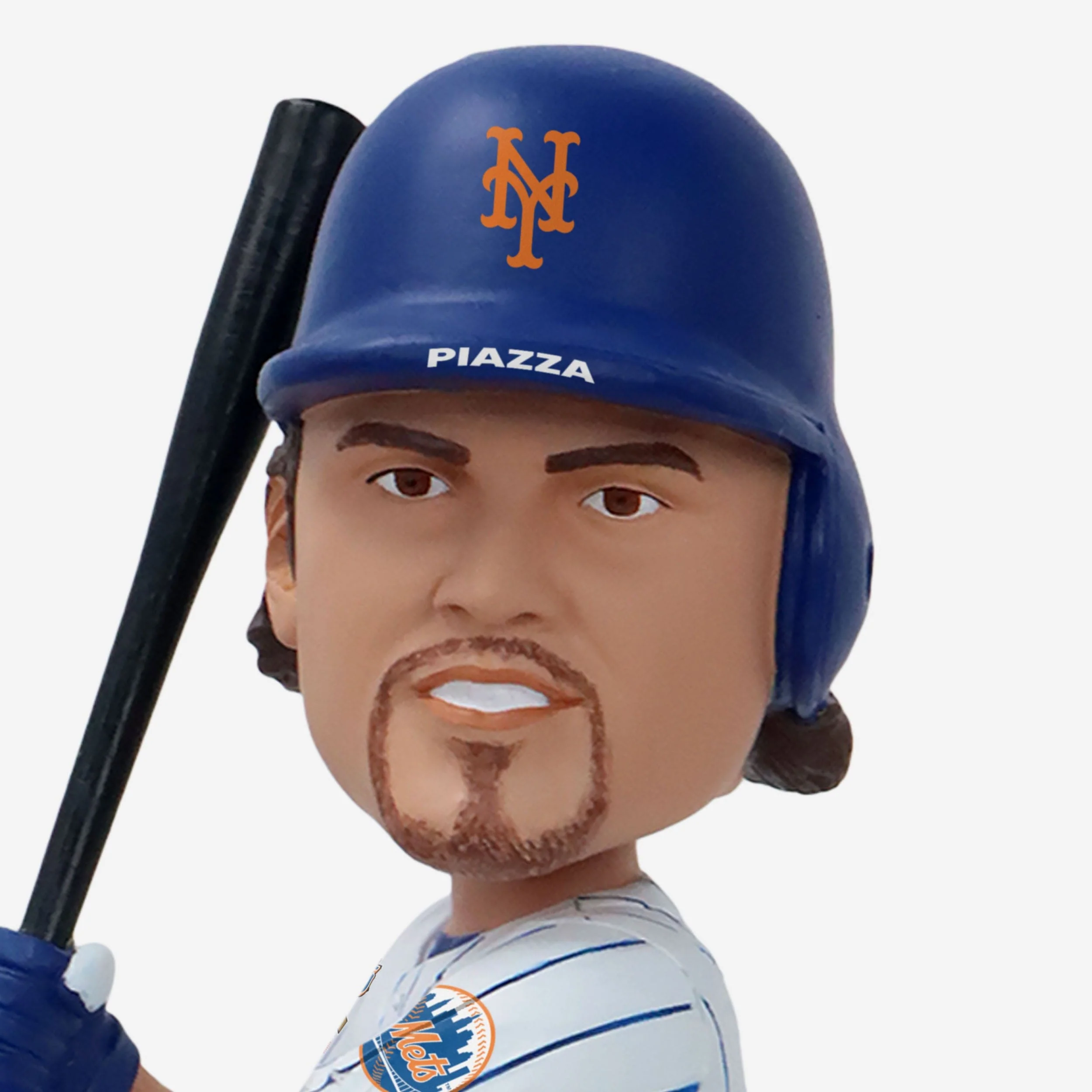 Mike Piazza New York Mets Patch Collection Bobblehead - Image 2