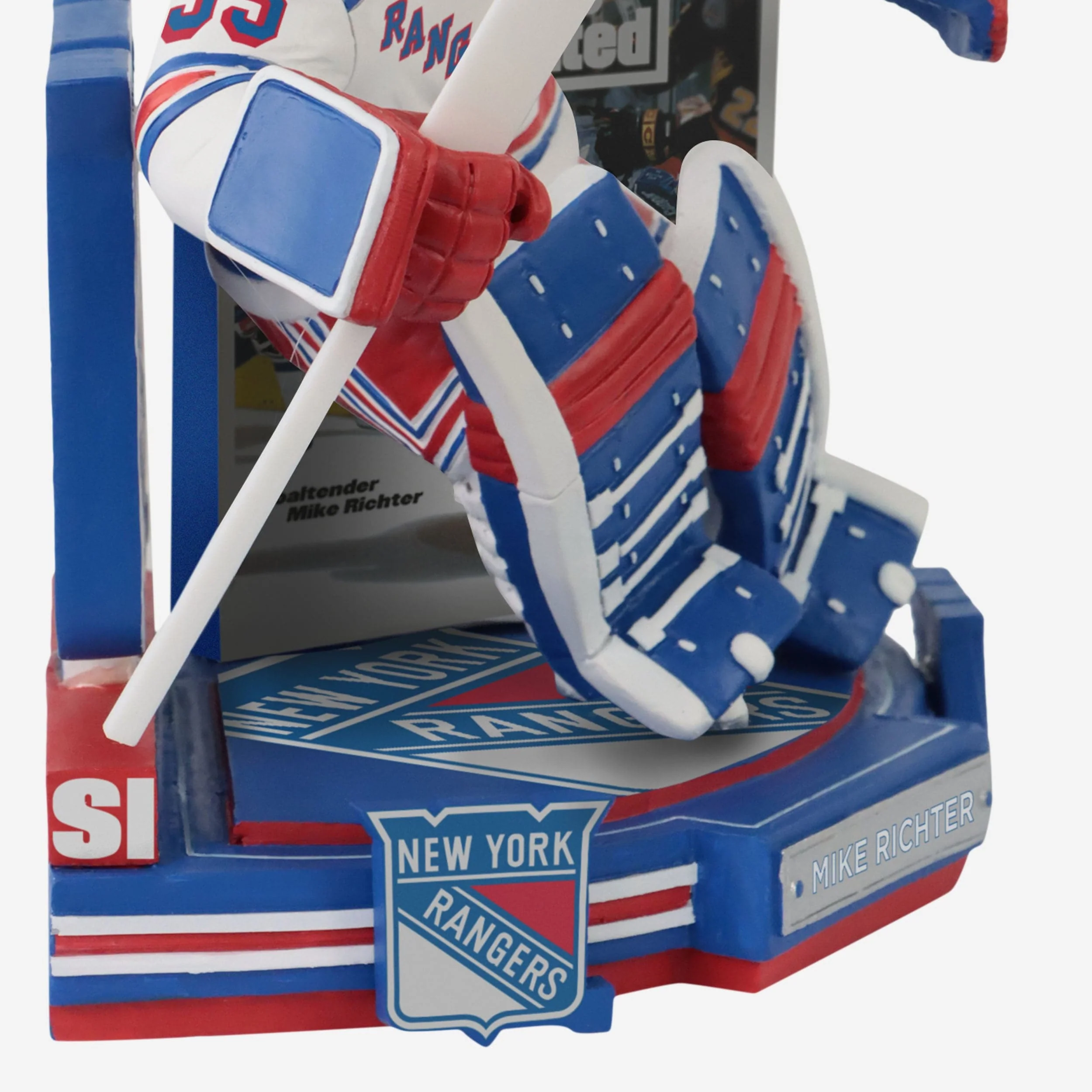Mike Richter New York Rangers Sports Illustrated Cover Bobblehead - Image 3