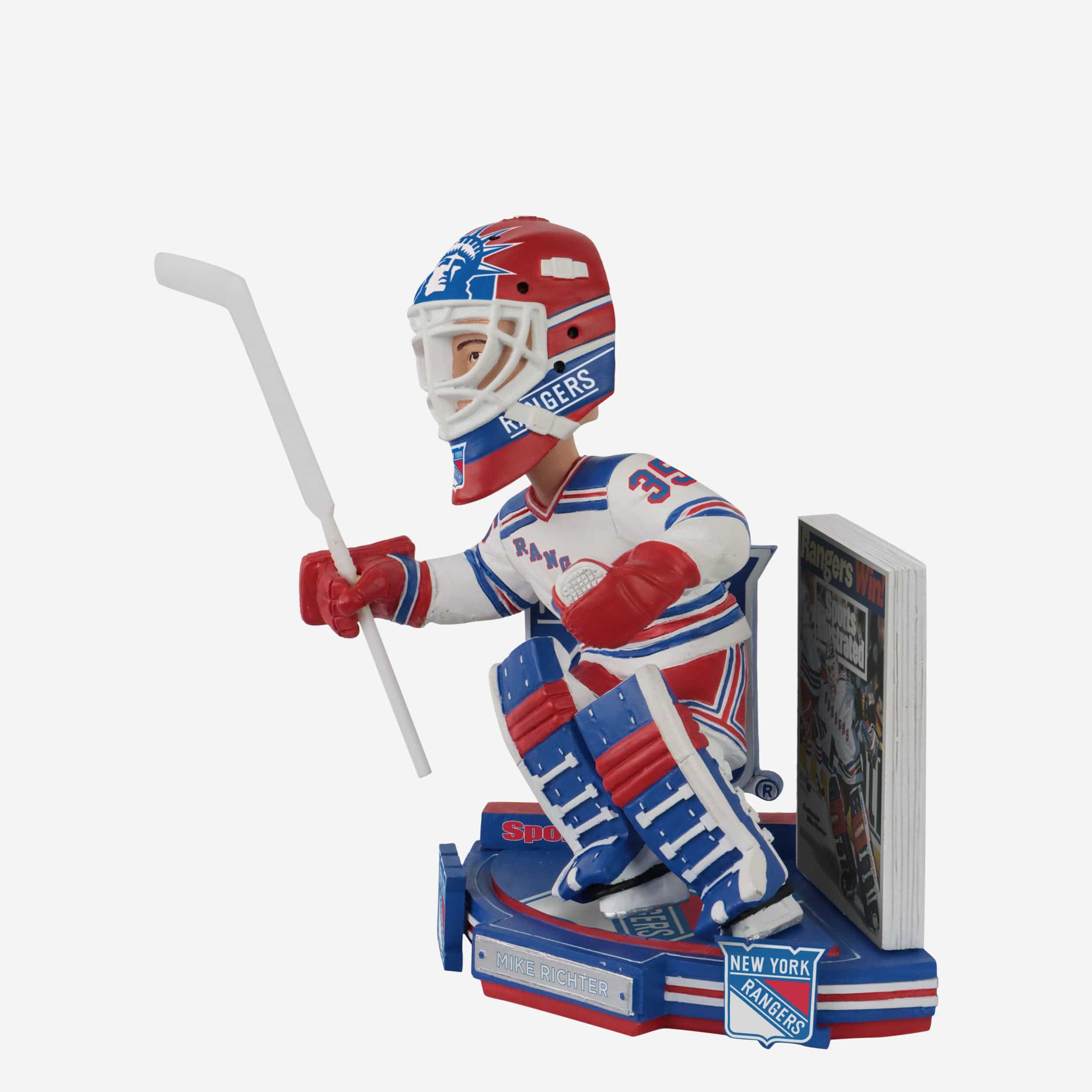 Mike Richter New York Rangers Sports Illustrated Cover Bobblehead - Image 5