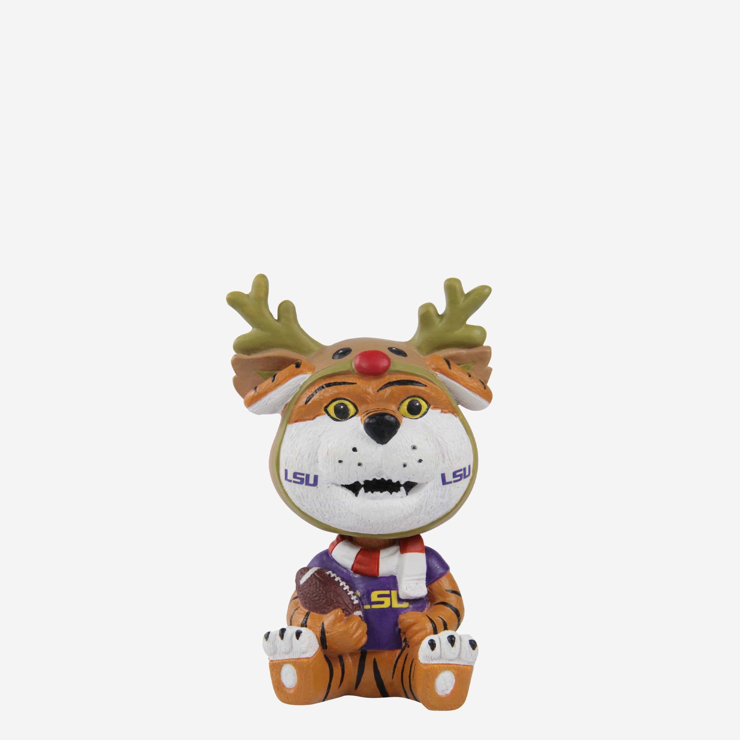 Mike The Tiger LSU Tigers Christmas Mascot Bobble Bro Mini Bobblehead