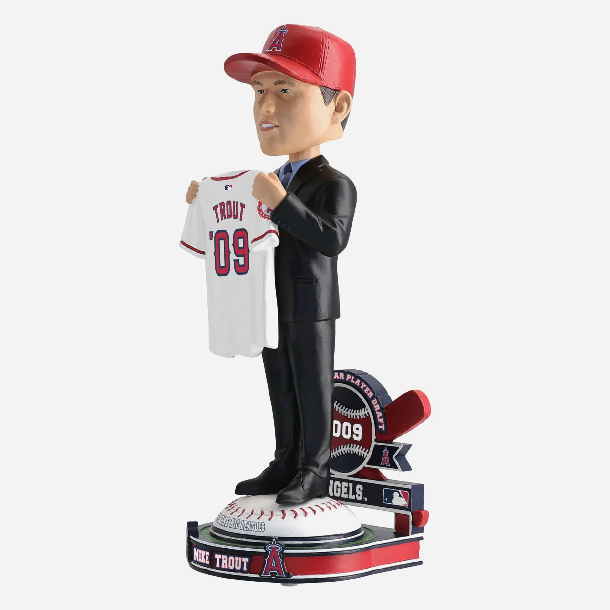 Mike Trout Los Angeles Angels 2009 MLB Draft Pick Bobblehead - Image 4